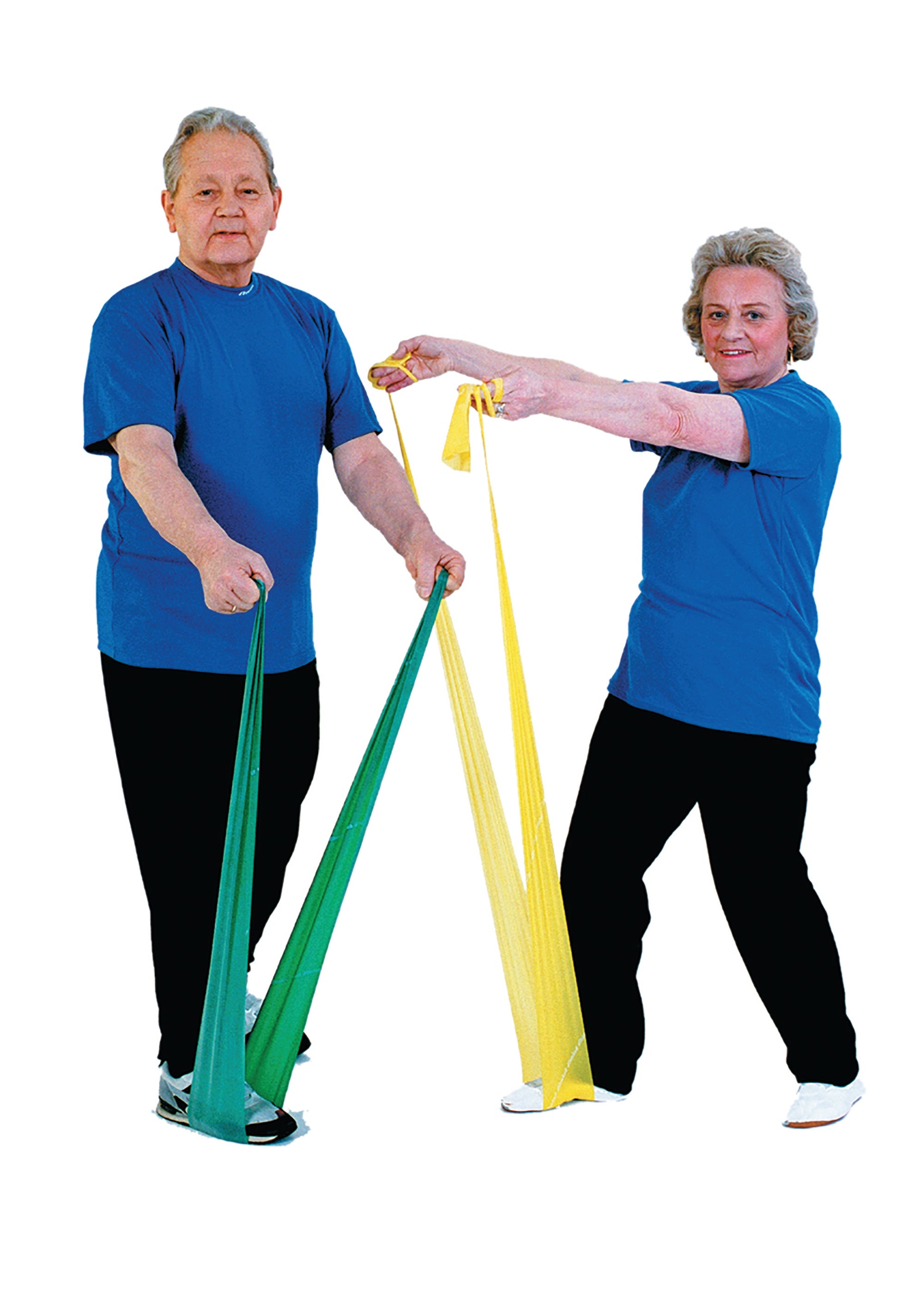 Fabrication Enterprises - 10-1238 Exercise Resistance Band TheraBand® Green 5 Inch X 25 Yard Heavy Resistance