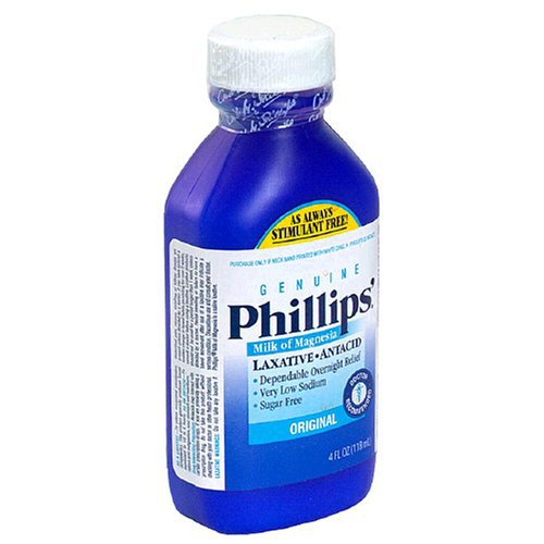 Bayer - 31284355104 Phillips'® Milk of Magnesia Magnesium Hydroxide Laxative