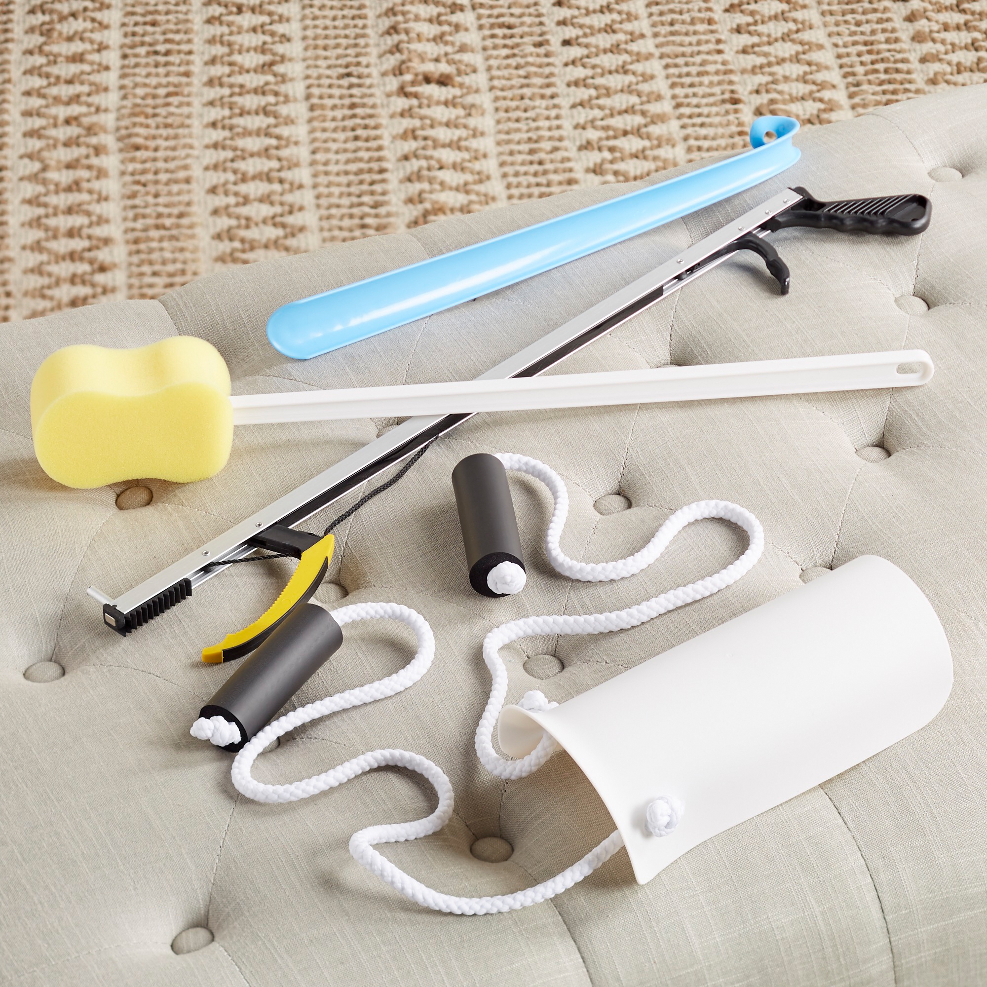 Fabrication Enterprises - 86-0070 FabLife™ Hip Kit with 26 Inch Reacher and 18 Inch Plastic Shoehorn