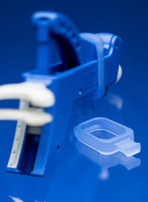 Atos Medical - TH001 Mastication Muscles Exerciser TheraBite® Jaw Motion Rehabilitation System™ with ActiveBand™ Adult Blue Varied Resistance