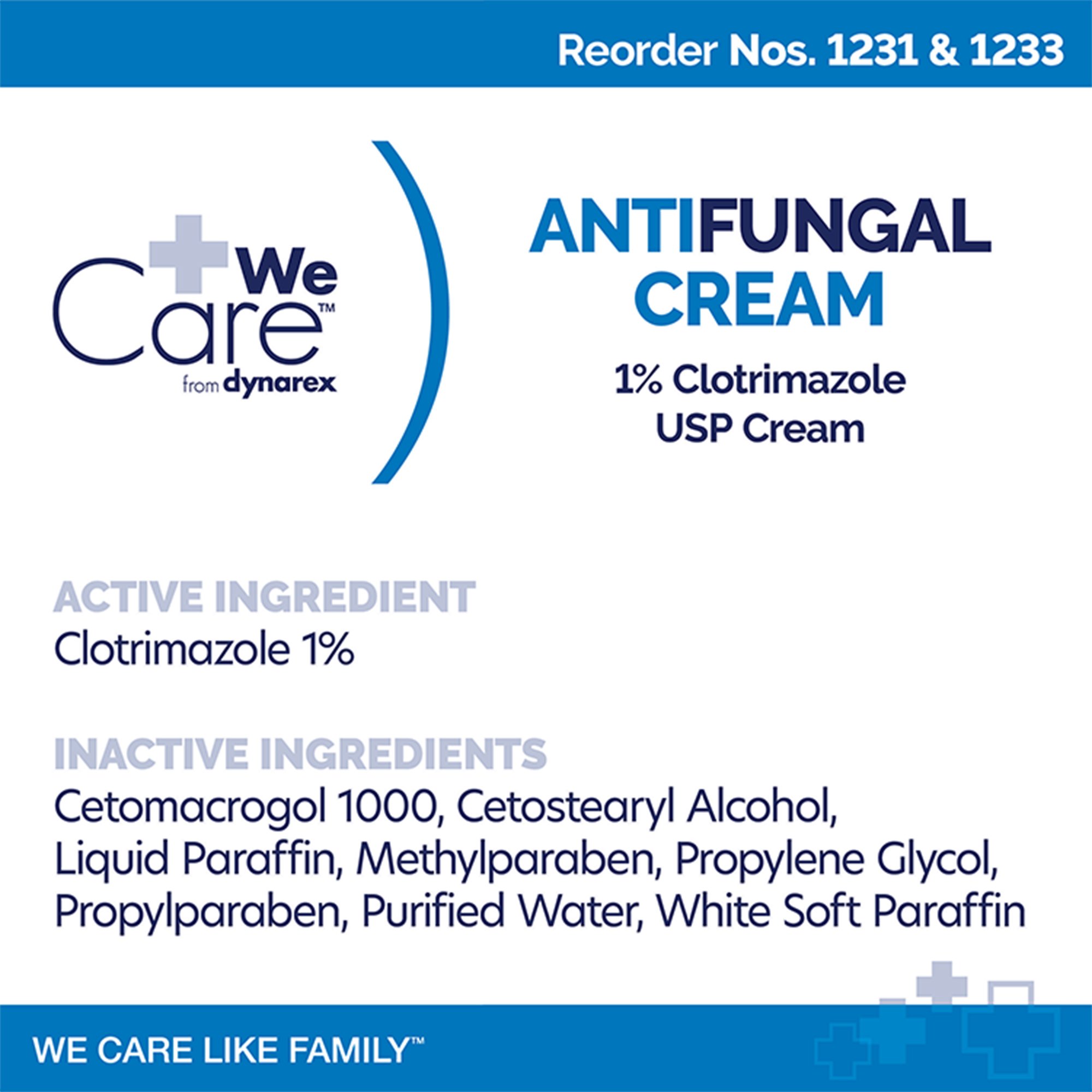 Dynarex 1231 - dynarex® Clotrimazole Antifungal - 1/Each, 72/Case