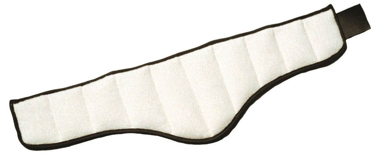 Fabrication Enterprises - 11-1280 Moist Heat Therapy Pad with Belt TheraTemp® Neck Cotton / Elastic Reusable
