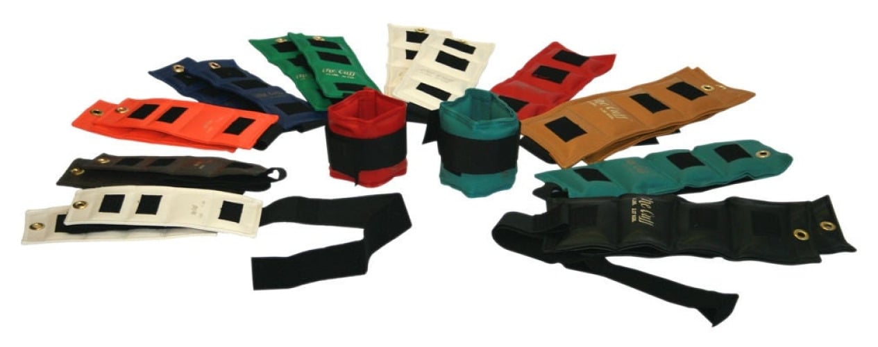 Fabrication Enterprises - 10-0252 Weight Cuff Set 20 Piece Set / Adjustable Cuff Style The Cuff® Original Economy Set 1/4 lbs. / 1/2 lbs. / 3/4 lbs. / 1 lbs. / 1-1/2 lbs. / 2 lbs. / 2-1/2 lbs. / 3 lbs. / 4 lbs. / 5 lbs.