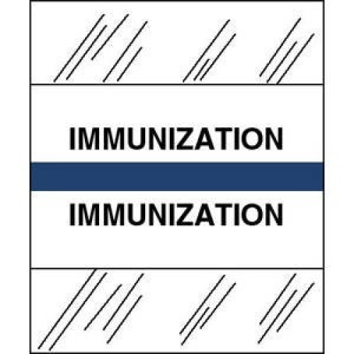 Tabbies - 54558 Index Tab 1/2 X 1-1/4 Inch Immunization