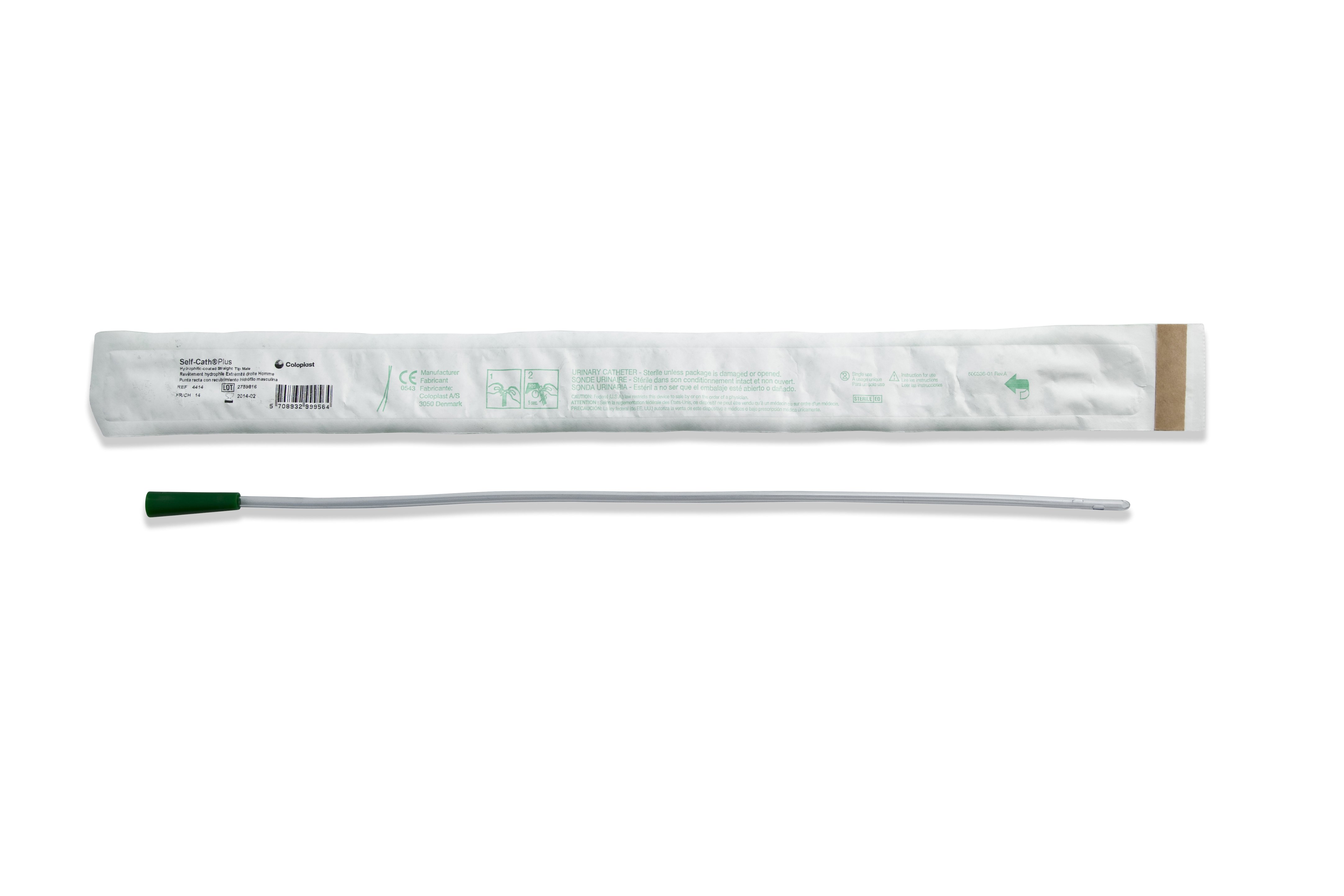 Coloplast 4310 - Self-Cath® Plus Urethral Catheter, 10 Fr., Unisex - 1/Each, 30/Box