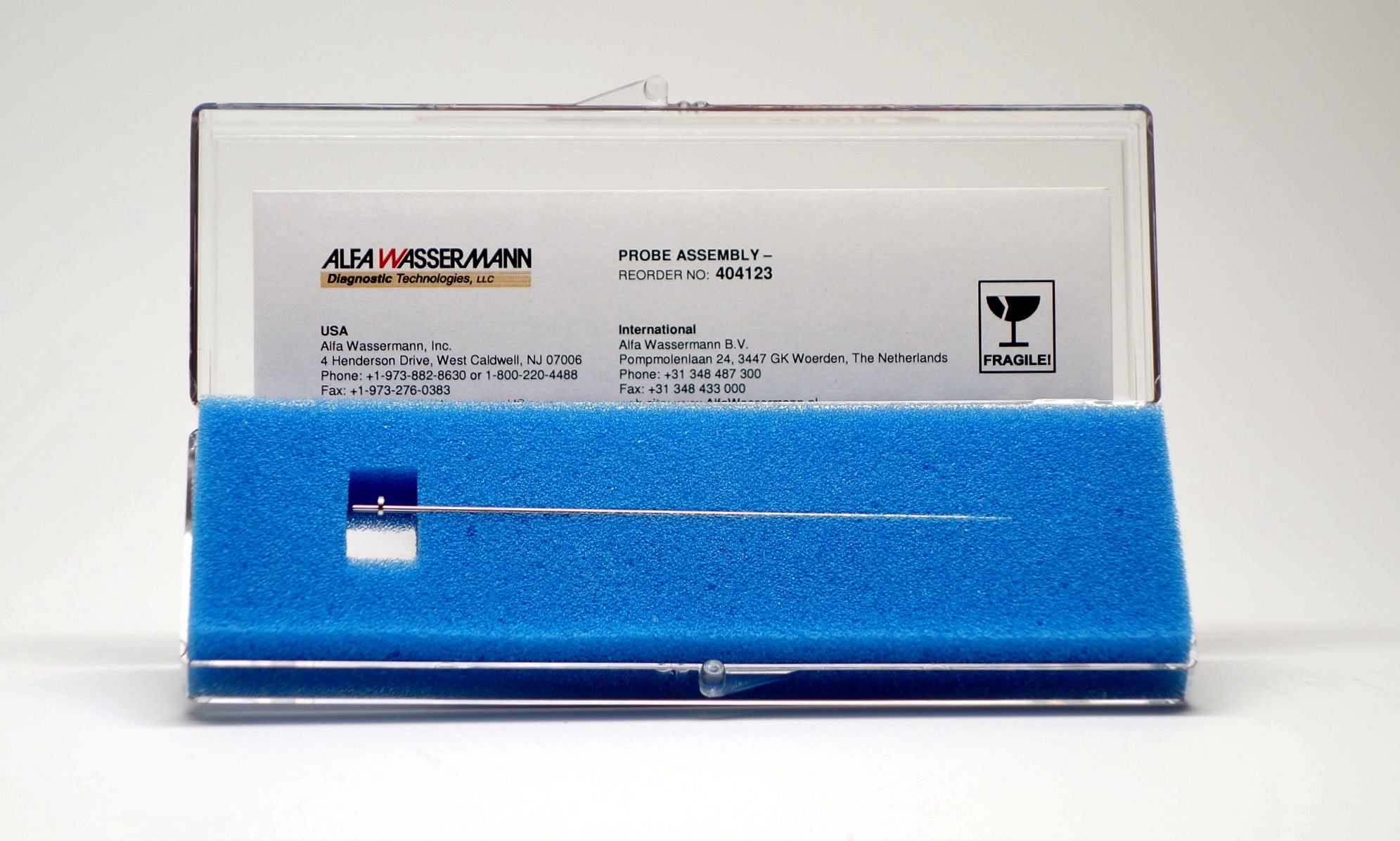 Alfa Wassermann - 404123 Probe Assembly For Axcelclin Chemistry System
