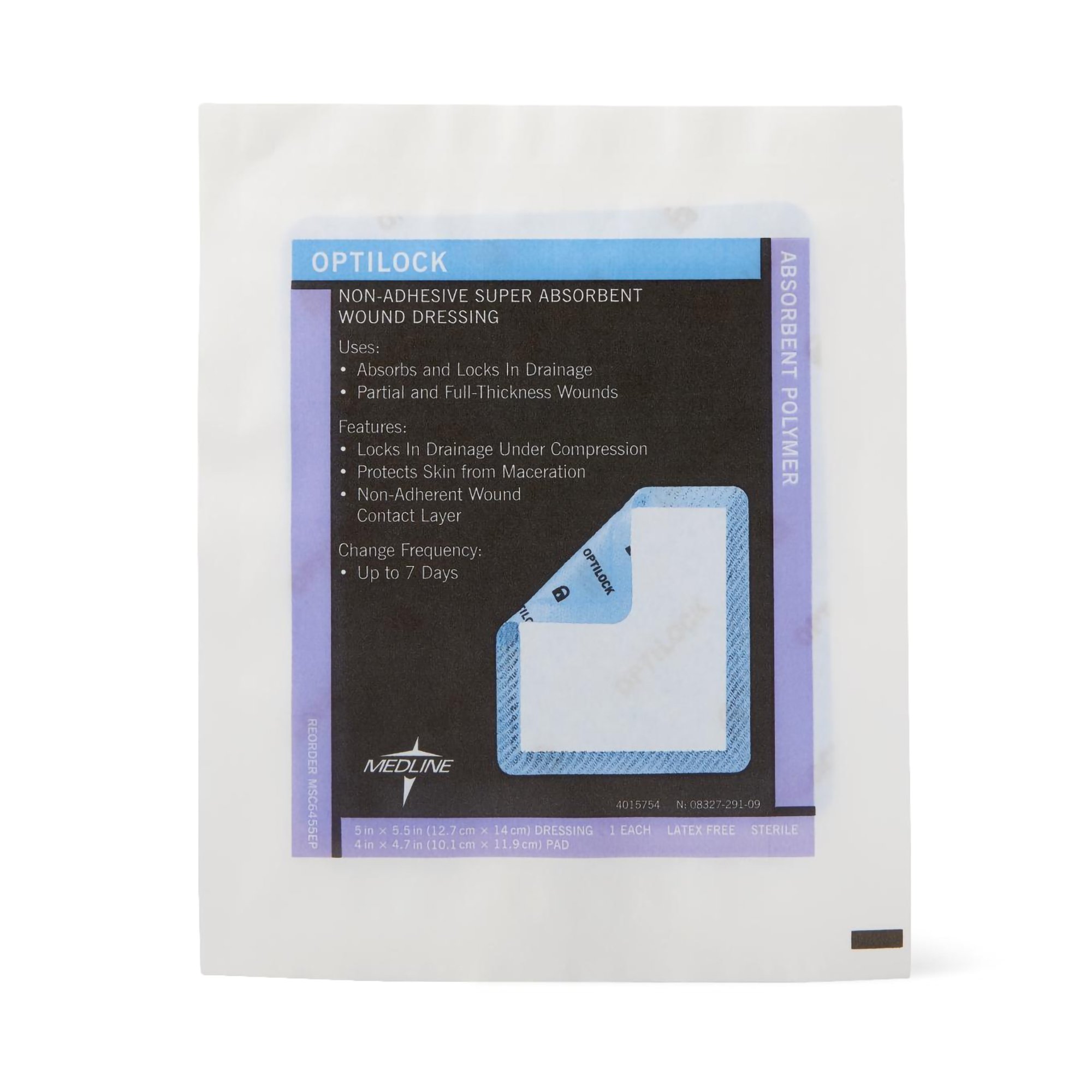 Medline - MSC6455EP Optilock Nonadhesive Dressing