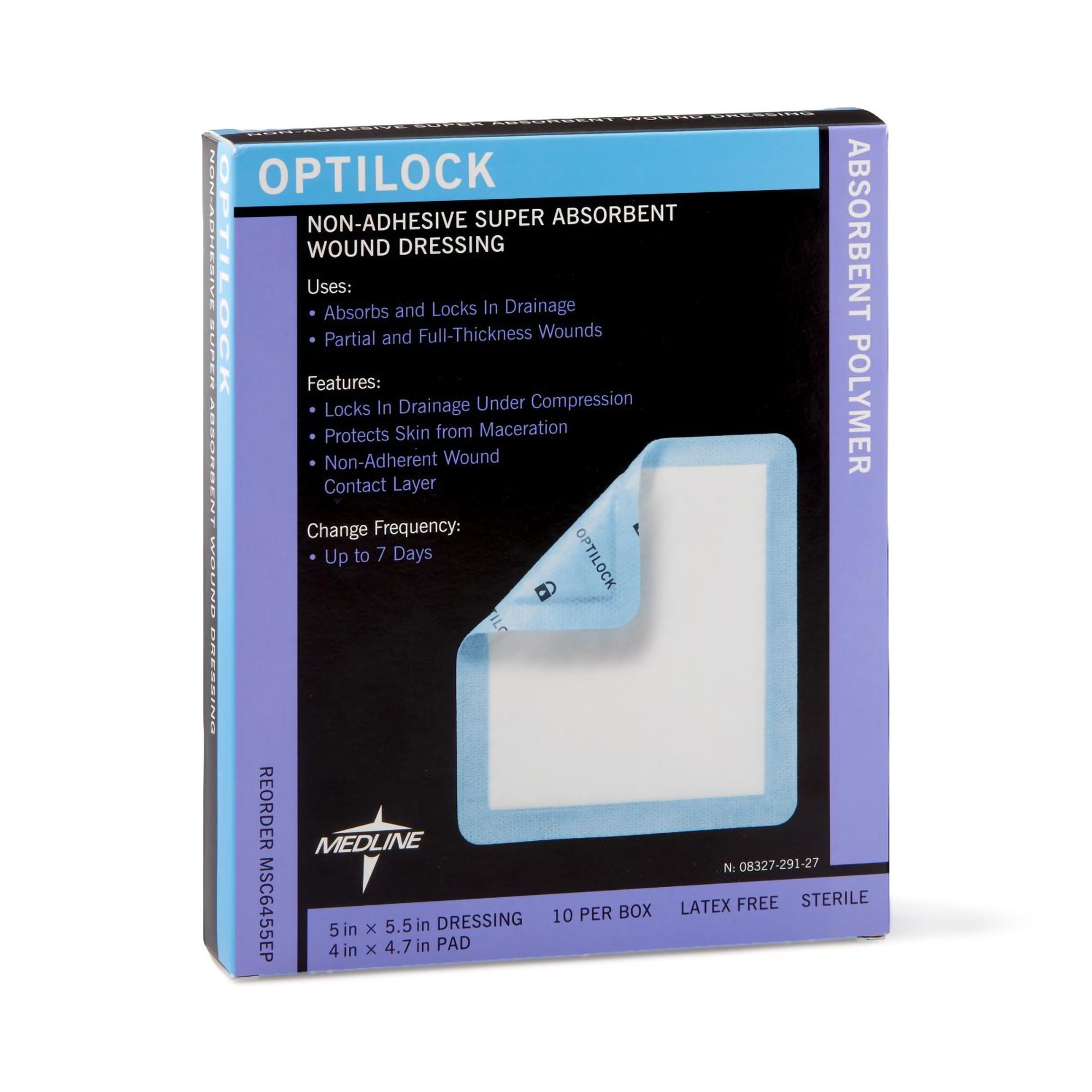 Medline - MSC6455EP Optilock Nonadhesive Dressing