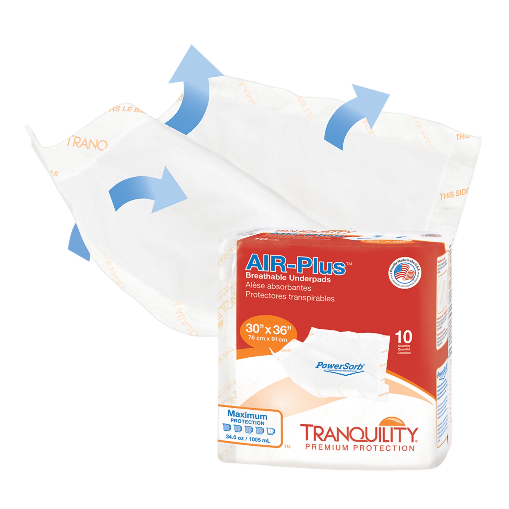 Principle Business Enterprises - 2710 Tranquility® AIR-Plus™ Low Air Loss Underpad
