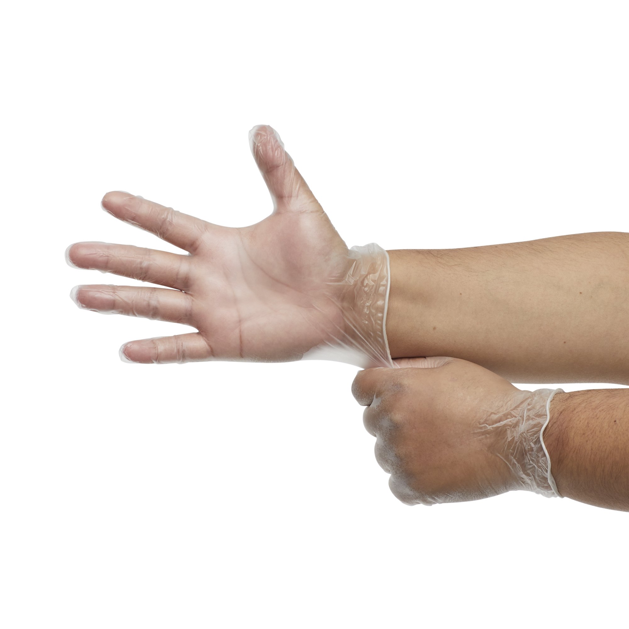 Microflex Medical DF-850-L - Derma Free™ Vinyl Exam Glove, Large, Clear - 100/Box, 1000/Case