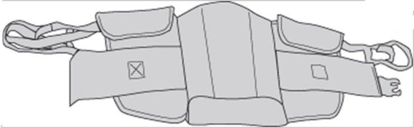 Drive DeVilbiss Healthcare - 13263E Patient Sling 2 Point Cradle Buckle Medium