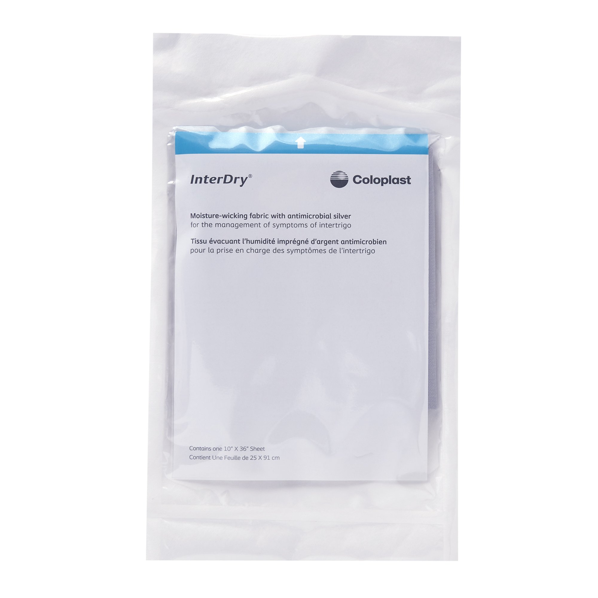 InterDry Ag Silver Moisture Wicking Fabric 7912 by Coloplast