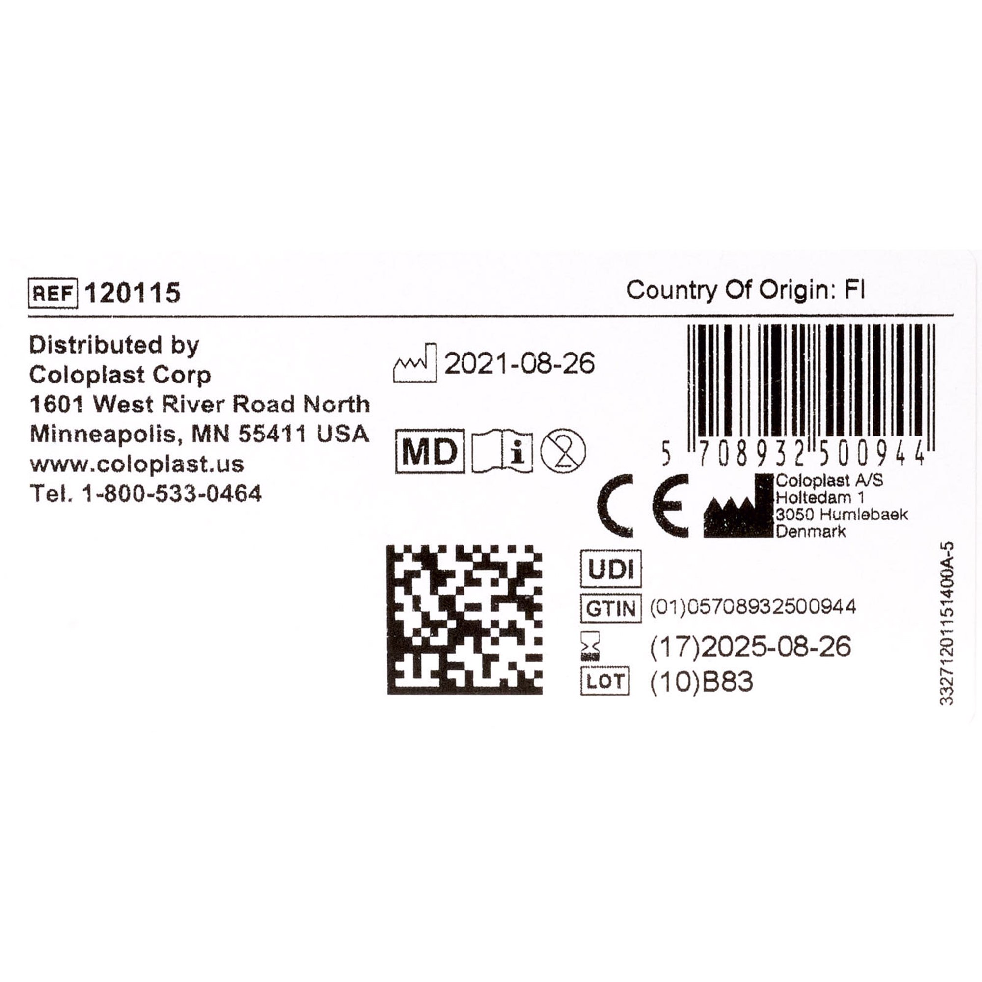 Coloplast - 120115 Brava® Adhesive Remover Wipes