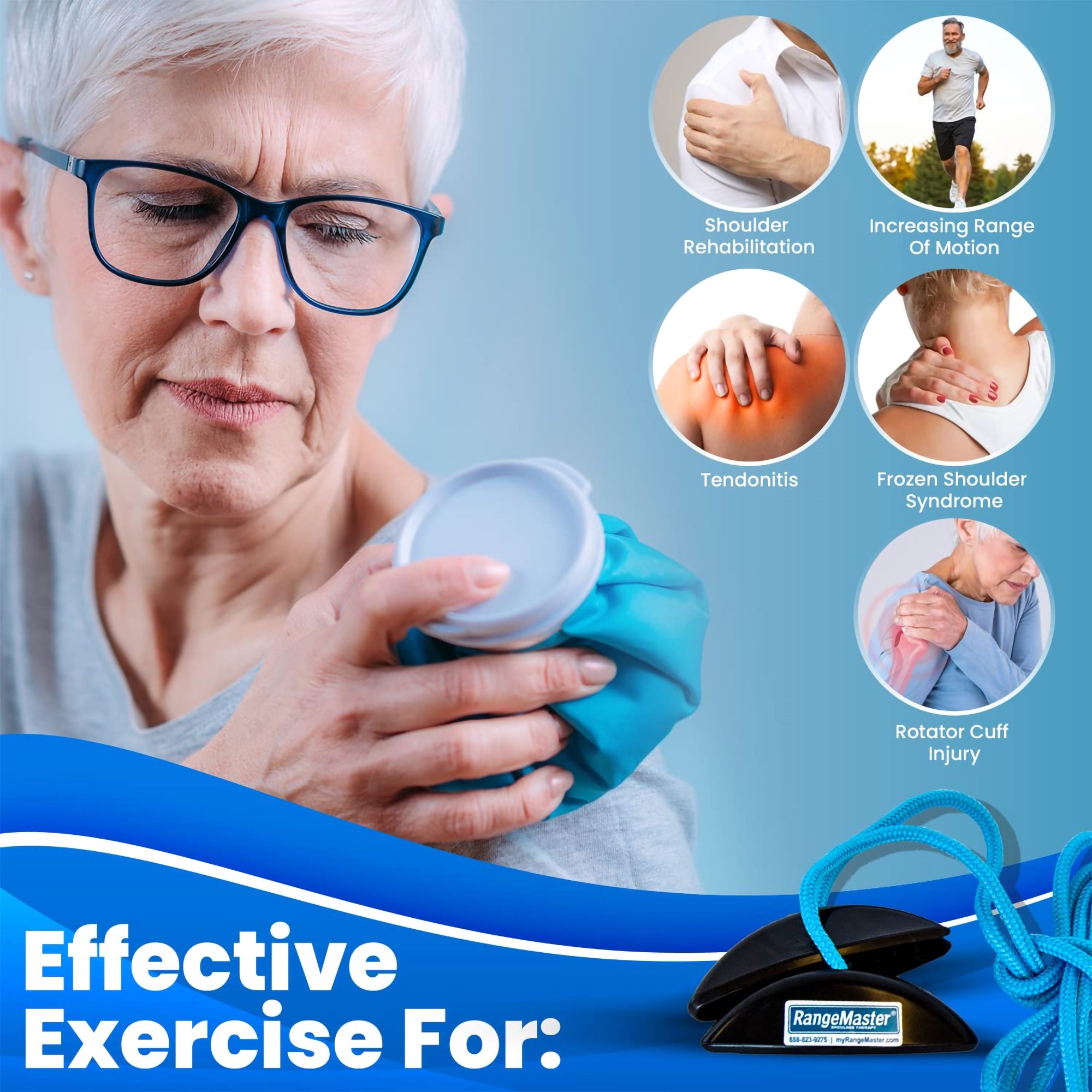 Therapeutic Dimensions - BLRA-MB-RP BlueRanger™ Shoulder Pulley Exerciser