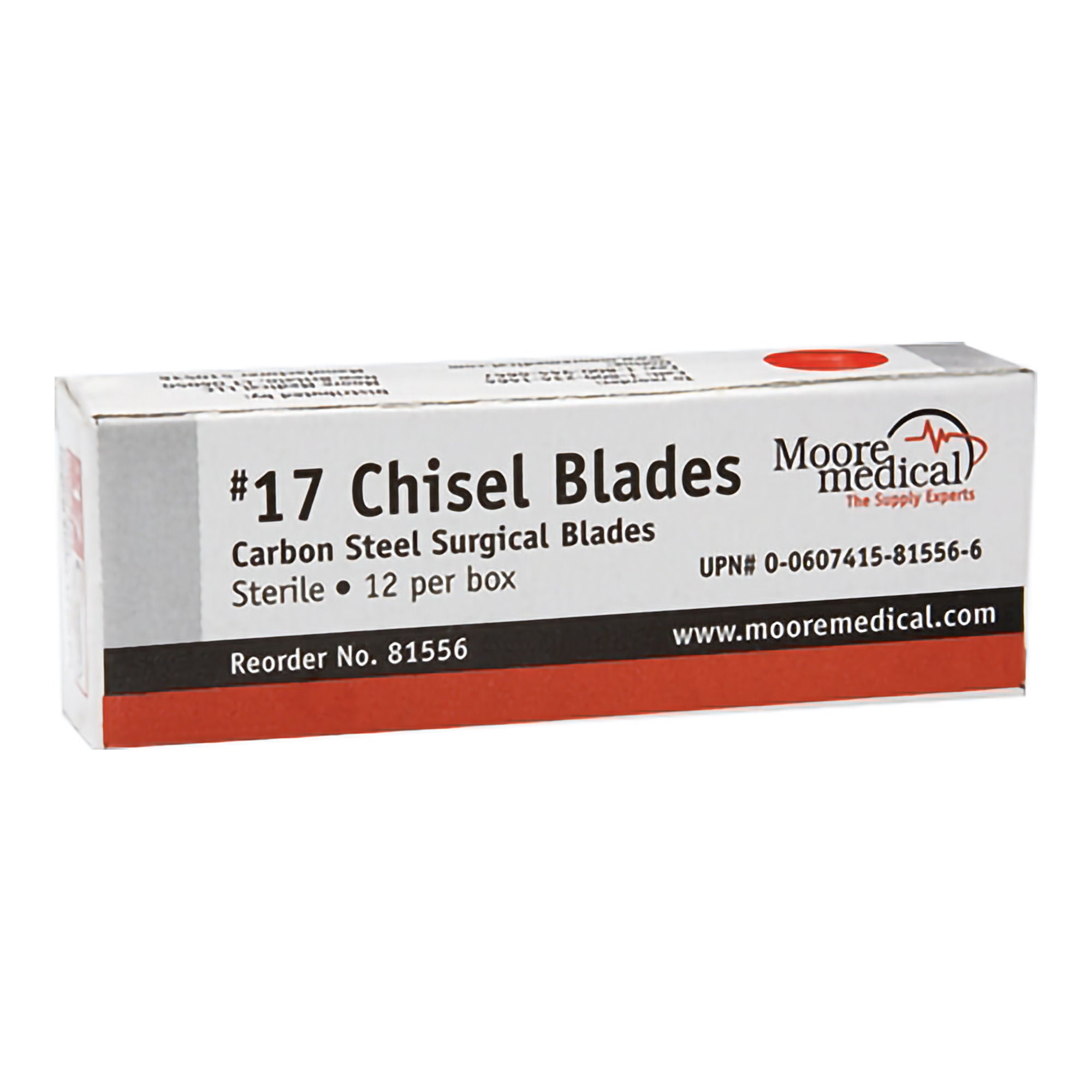 McKesson Brand - MMC#9 Chisel Blade McKesson Size 9 High Carbon Steel Sterile 37 mm Length