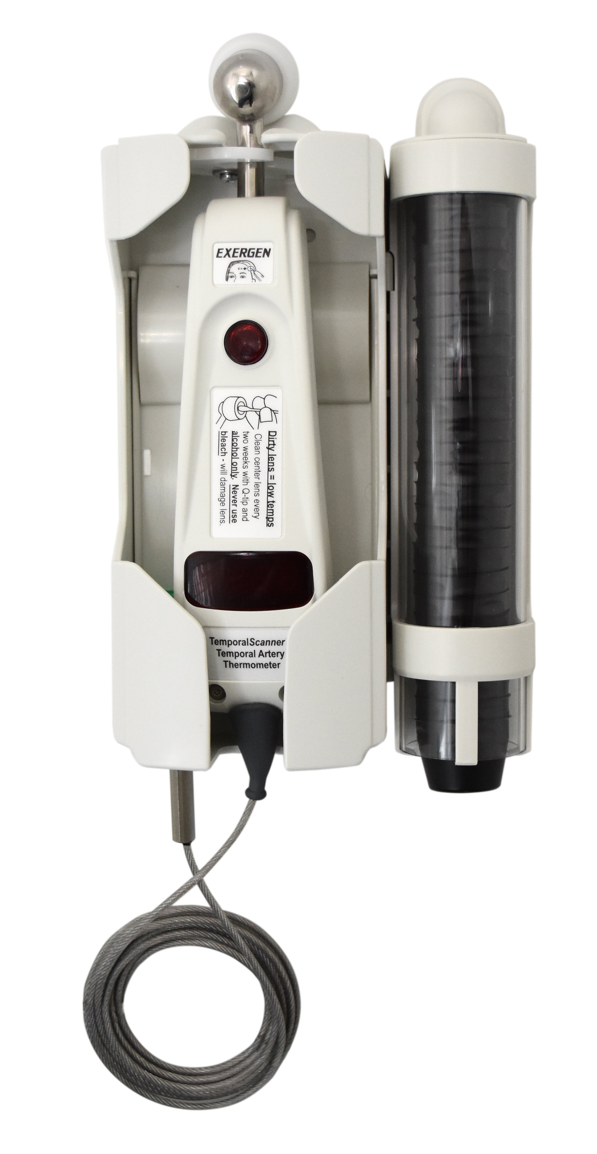 Exergen - 124294S Temporal Contact Thermometer Exergen Temporal Probe Wall Mount