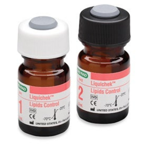 Bio-Rad Laboratories - 640X Assayed Control Liquichek™ Lipids, C-Reactive Protein Bi-Level 2 X 3 mL