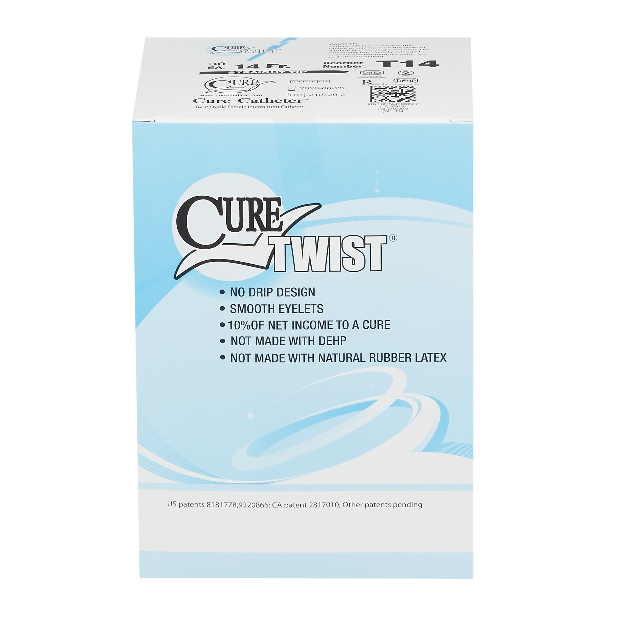 ConvaTec - T14 Cure Twist™ Female Intermittent Catheter