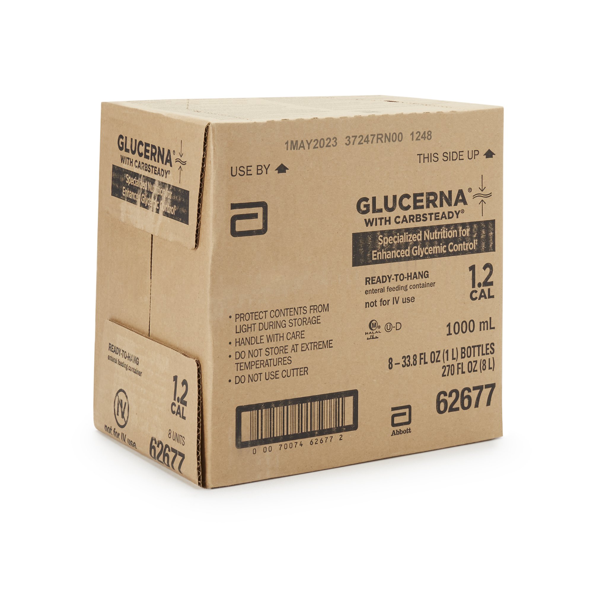 Abbott Nutrition - 62677 Glucerna® with Carbsteady 1.2 Cal Tube Feeding Formula