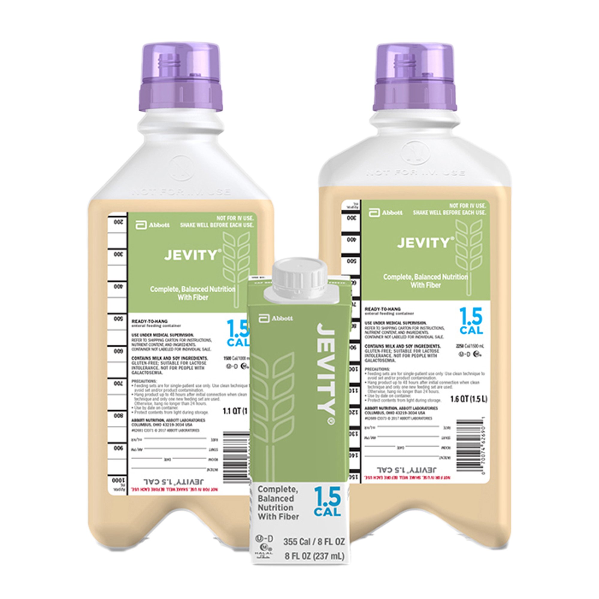 Abbott Nutrition - 62681 Jevity 1.5 Cal Tube Feeding Formula
