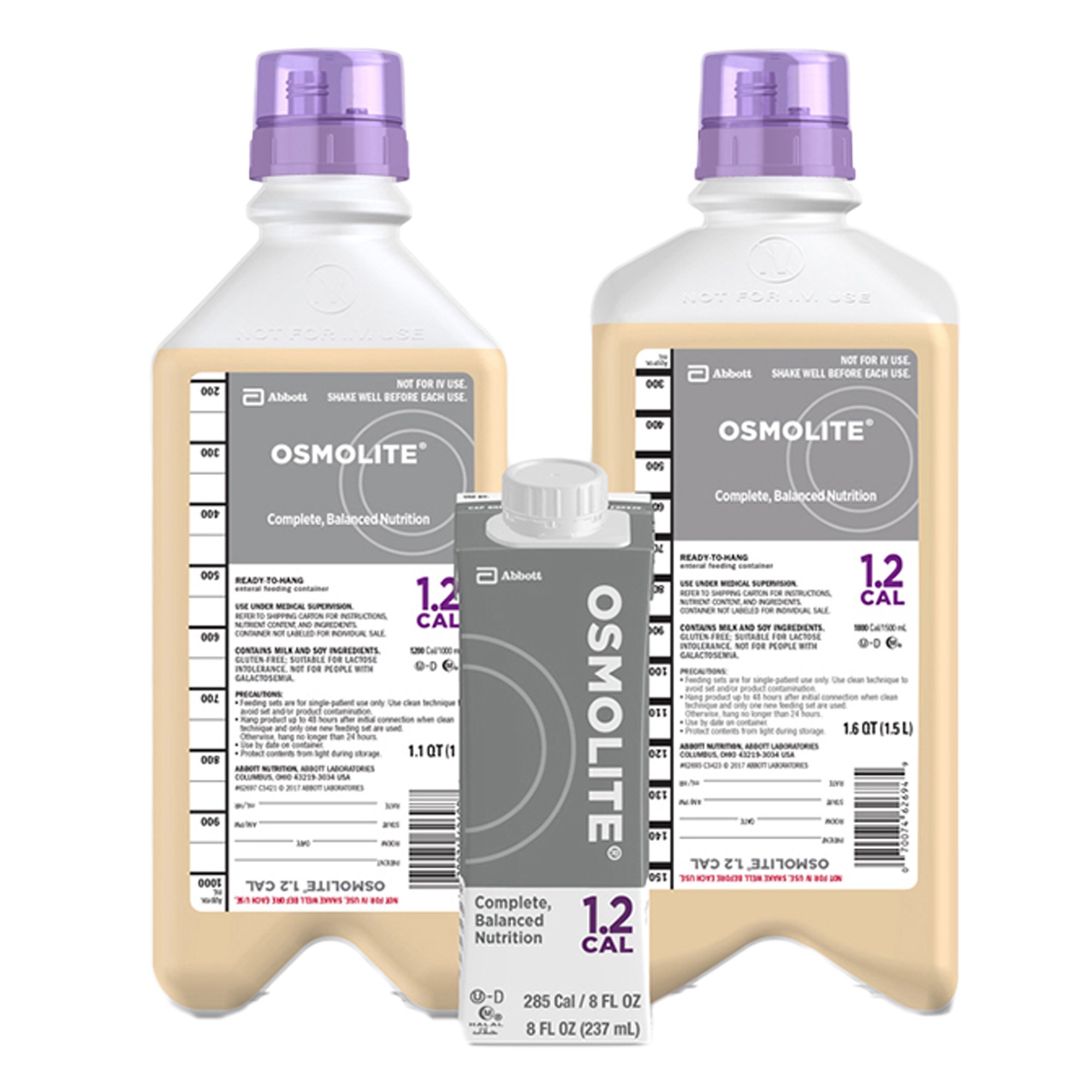 Abbott Nutrition - 62697 Osmolite® 1.2 Cal Tube Feeding Formula