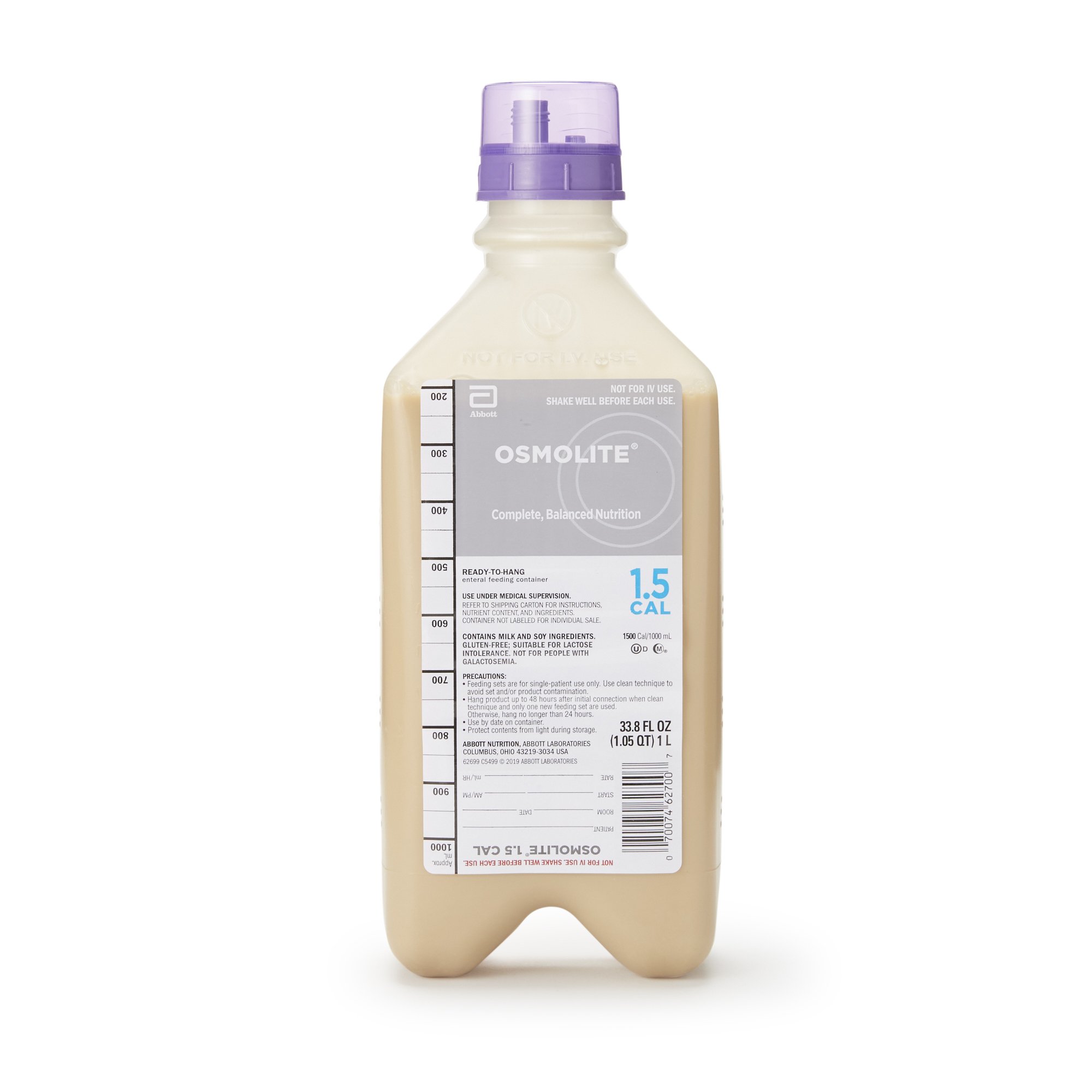 Abbott Nutrition - 62699 Osmolite® 1.5 Cal Tube Feeding Formula