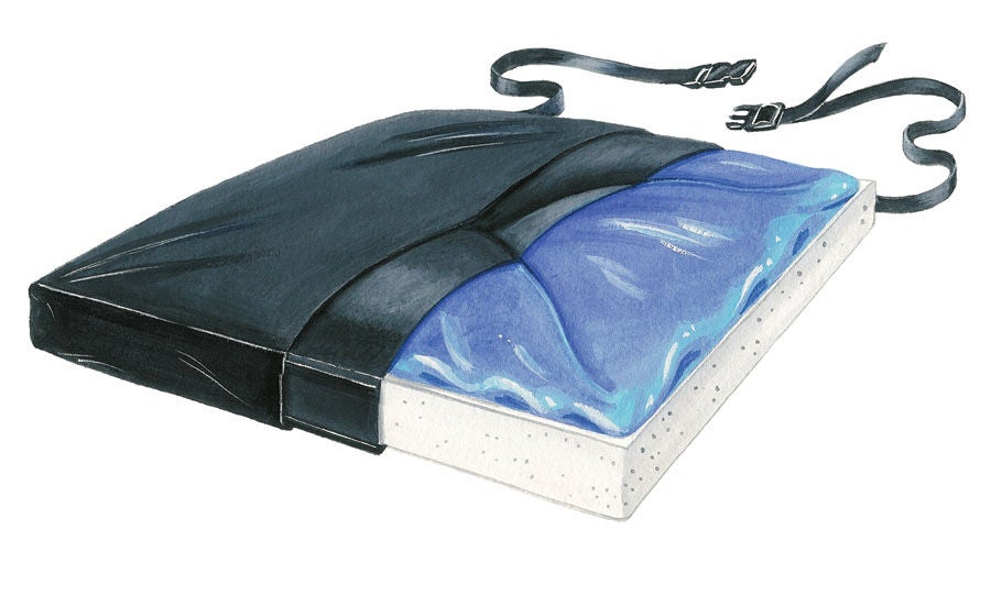 Skil-Care - 751031 Seat Cushion Gel-Foam X-Cushion 16 W X 16 L X 2-1/2 D Inch Foam / Gel