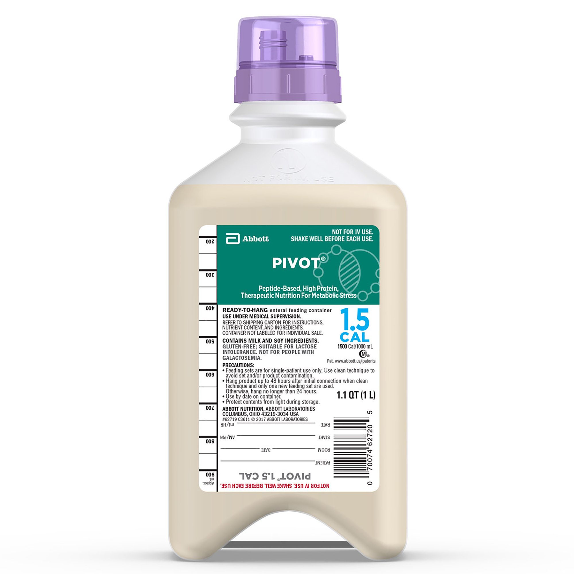 Abbott Nutrition - 62719 Pivot® 1.5 Cal Tube Feeding Formula