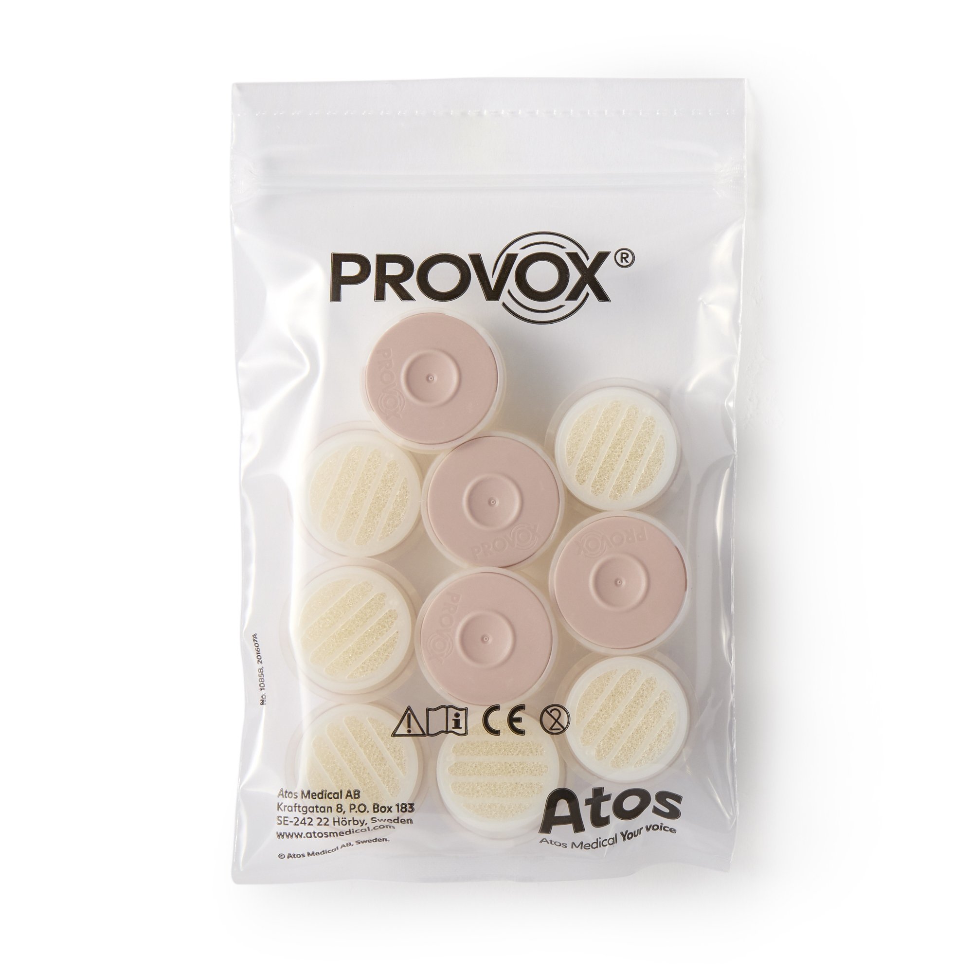 Atos Medical - 7290 Provox® XtraMoist™ Heat and Moisture Exchanger with Filter-Trach