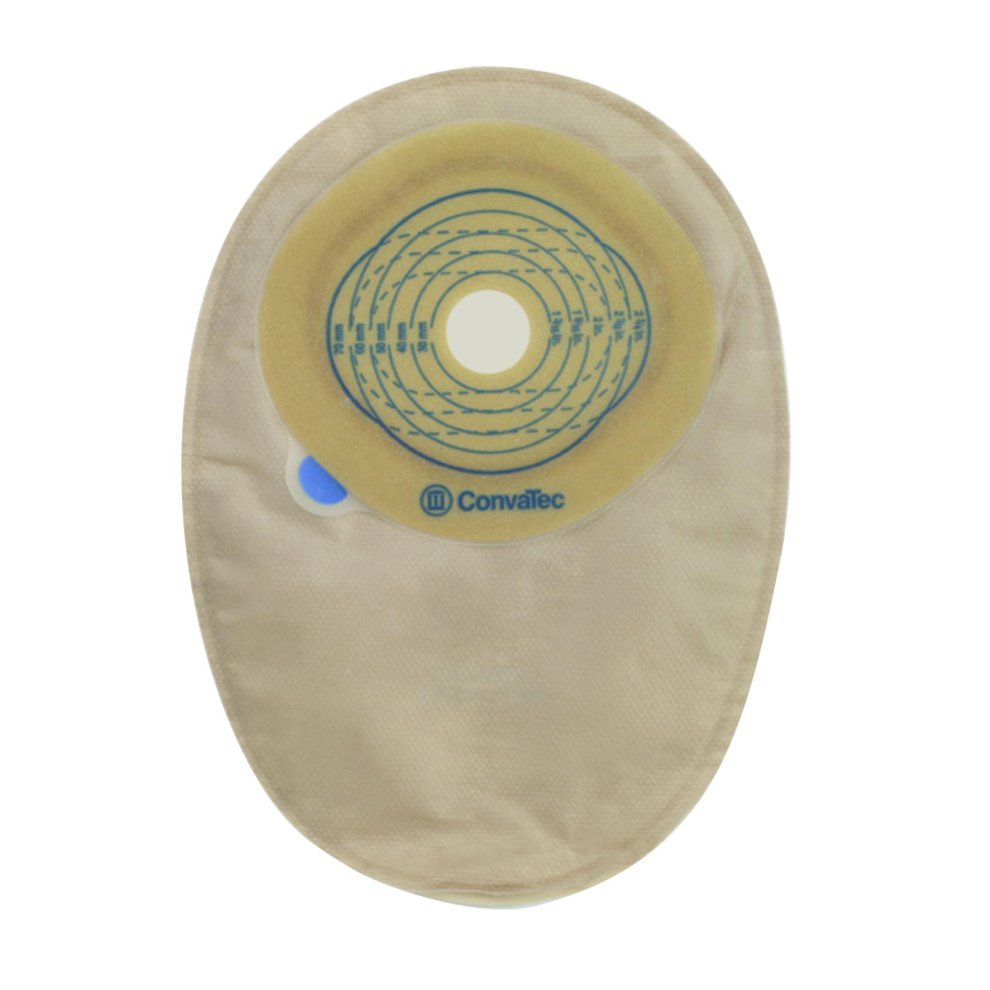 ConvaTec - 416700 Esteem™+ One-Piece Closed End Transparent Filtered Ostomy Pouch