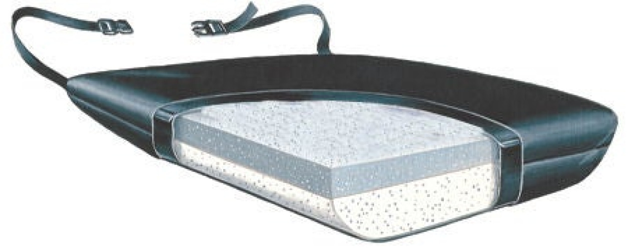 Skil-Care - 754164 Wedge Seat Cushion Skil-Care™ Ultra-Wedge 20 W X 16 L X 4 to 1-1/2 D Inch Foam