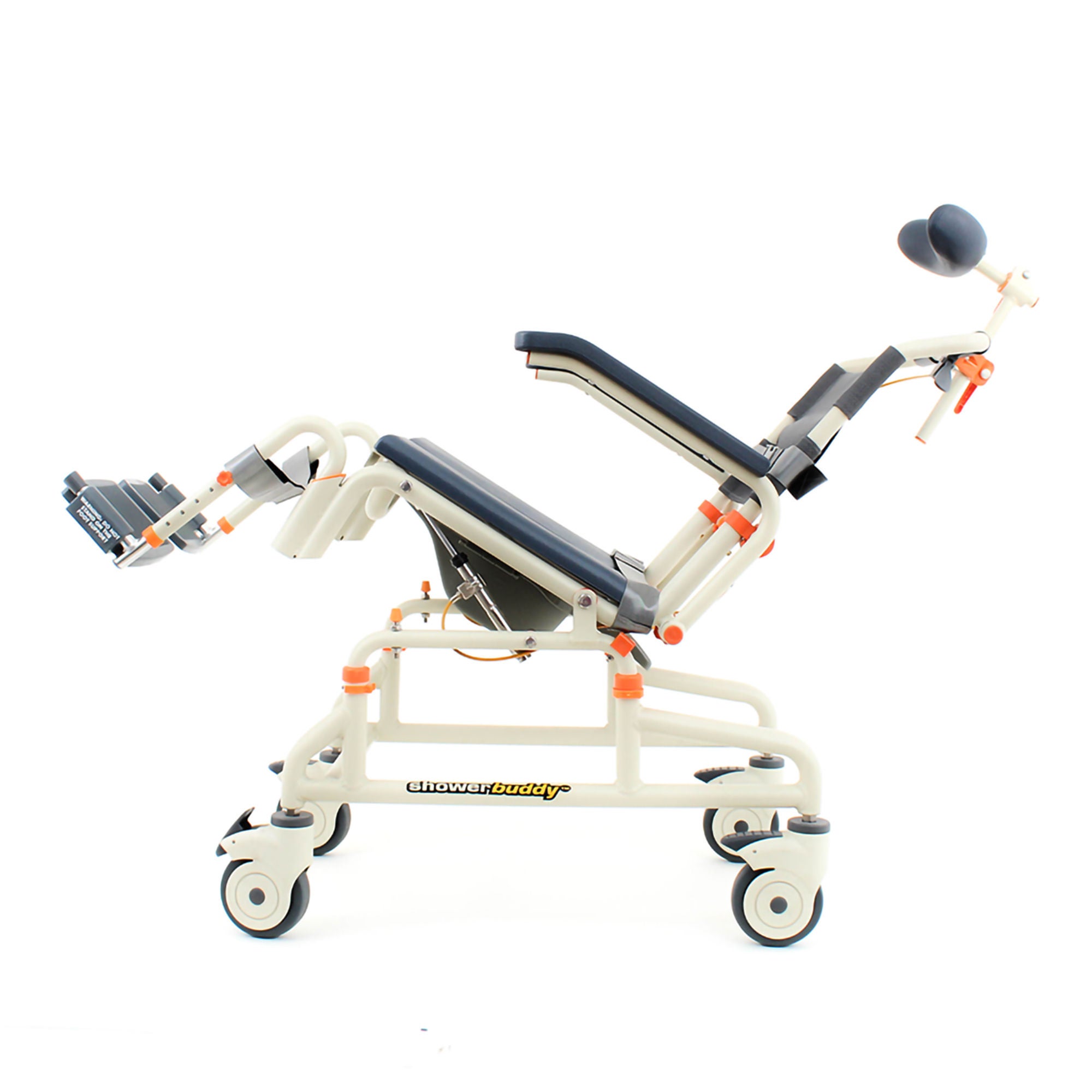 Performance Health - 081500834 Specialty Commode / Shower Chair Removable Arms Aluminum Frame With Backrest 18 Inch Seat Width 350 lbs. Weight Capacity