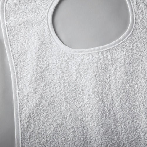 Standard Textile - 97110200 Bib Snap Closure Reusable Cotton White