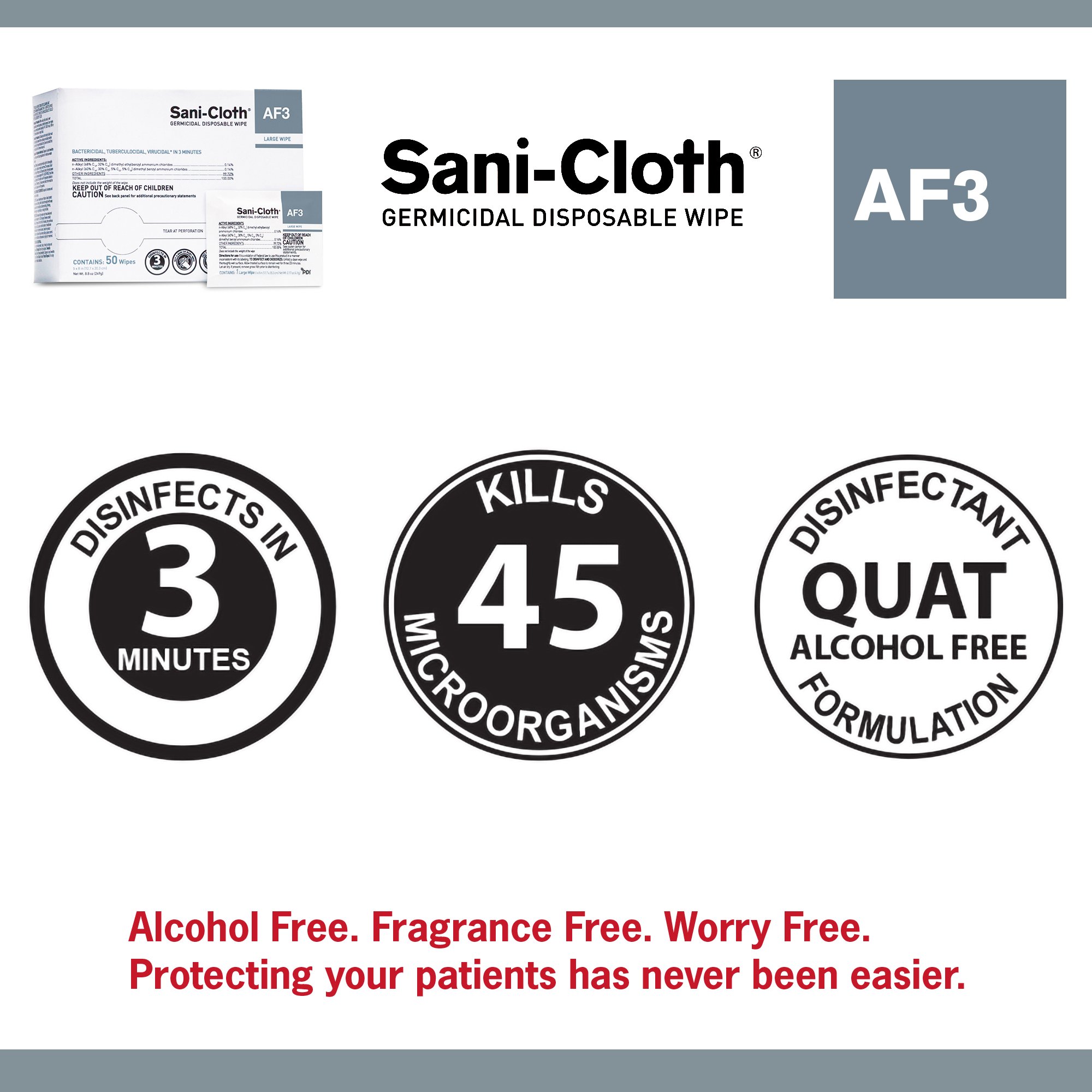 Sani-Cloth AF3 Surface Disinfectant Cleaner H59200 by Professional Disposables