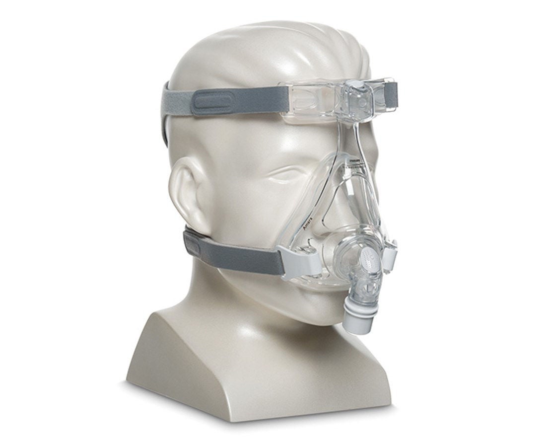 Respironics - 1090200 CPAP Mask Kit Mask with Headgear Amara™ Full Face Style Adult