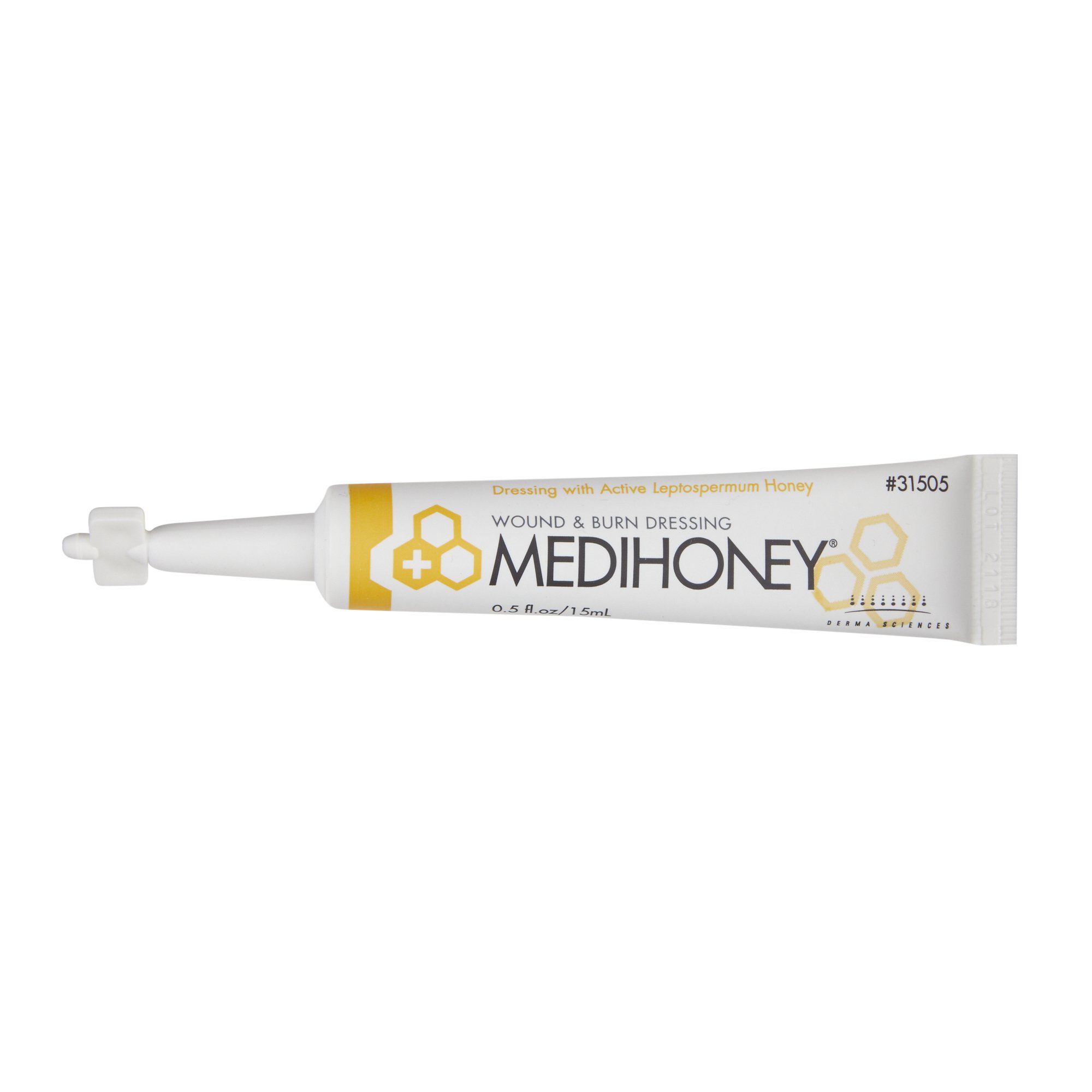 McKesson Brand - 31505 Medihoney Wound and Burn Dressing Paste 0.5 oz Tube