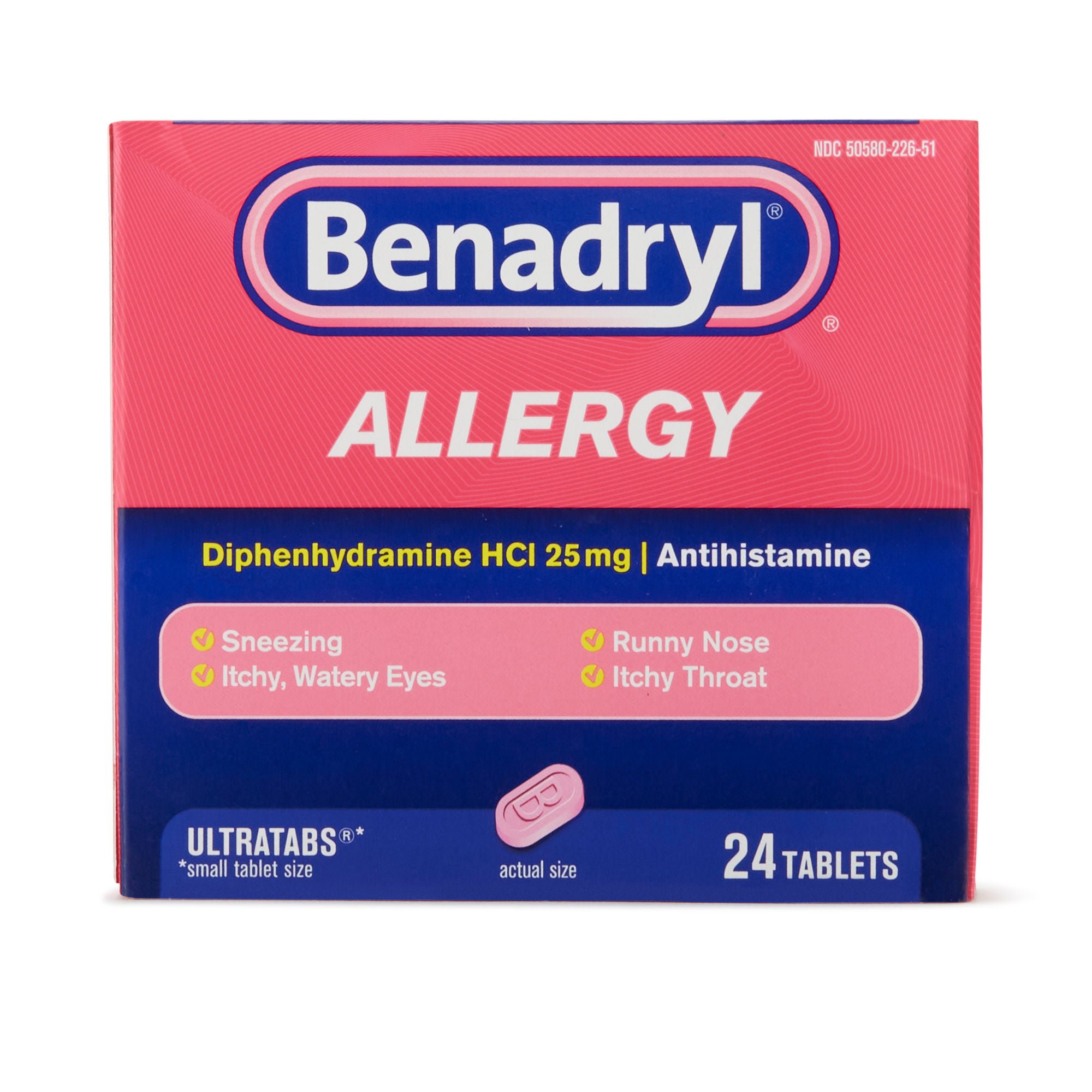 J & J Sales - 50580022651 Benadryl® Diphenhydramine Allergy Relief