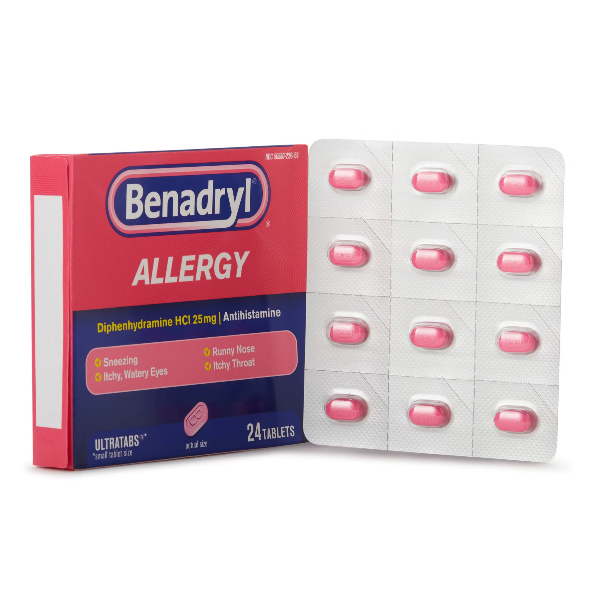 J & J Sales - 50580022651 Benadryl® Diphenhydramine Allergy Relief