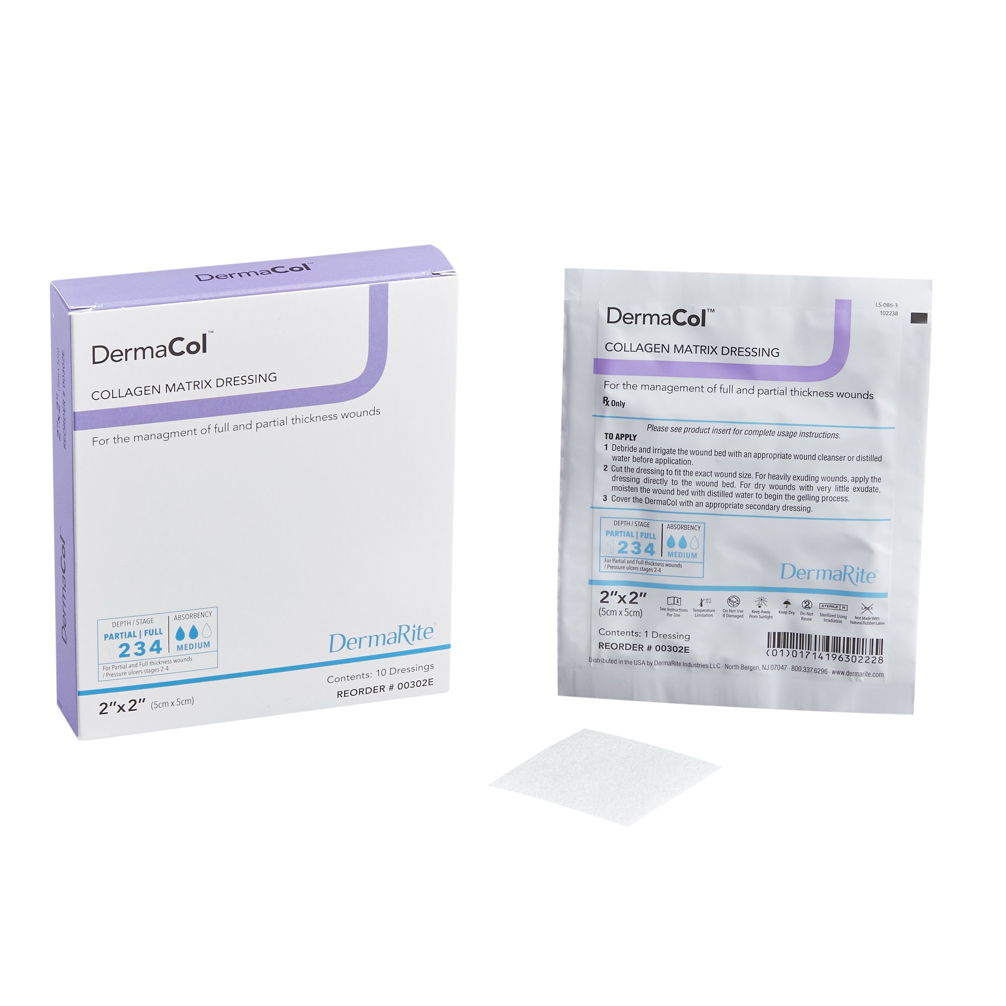 Sion Brands LLC - 00302E DermaCol™ Collagen Dressing
