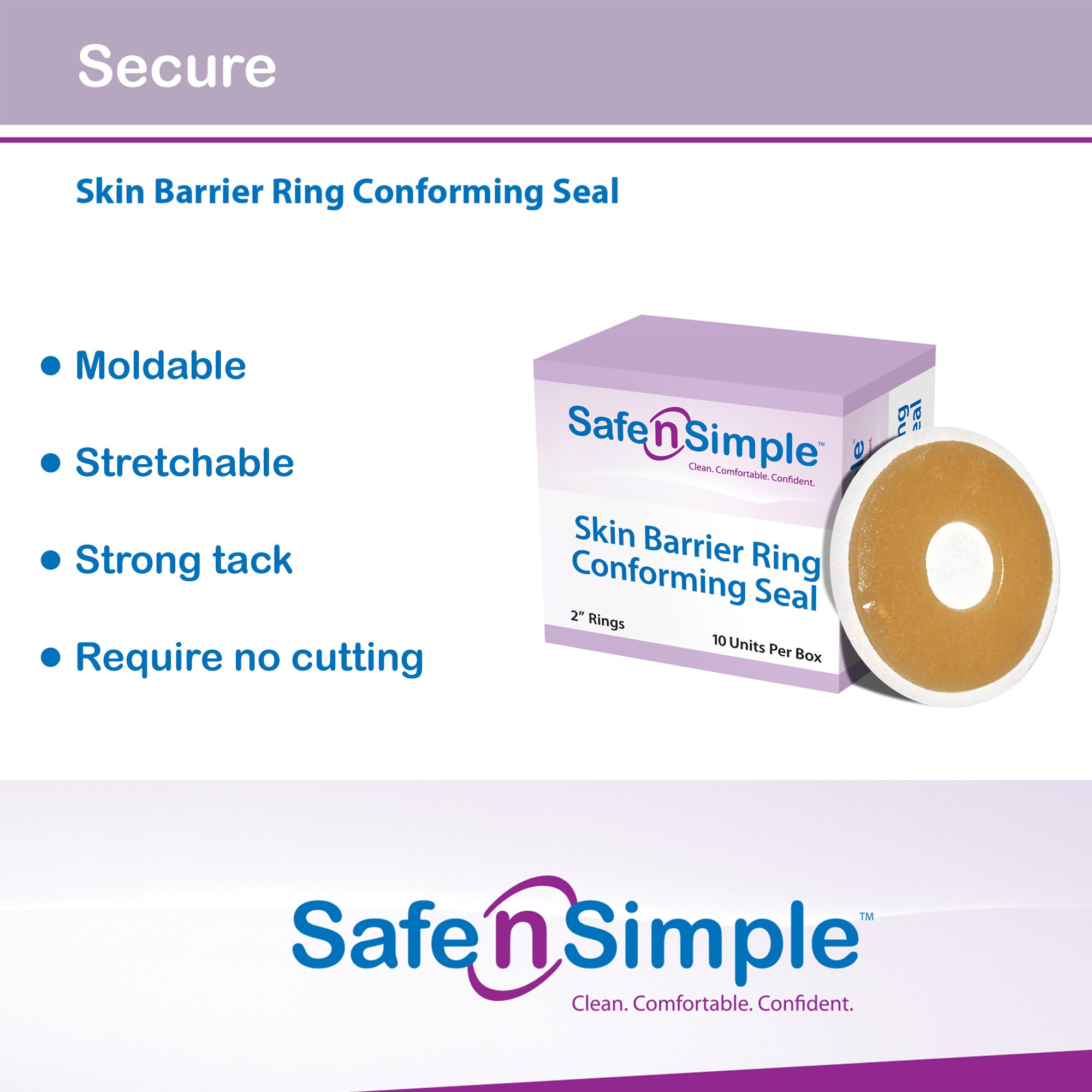Safe N Simple - SNS684U2 Safe n Simple™ Adhesive Barrier Ring