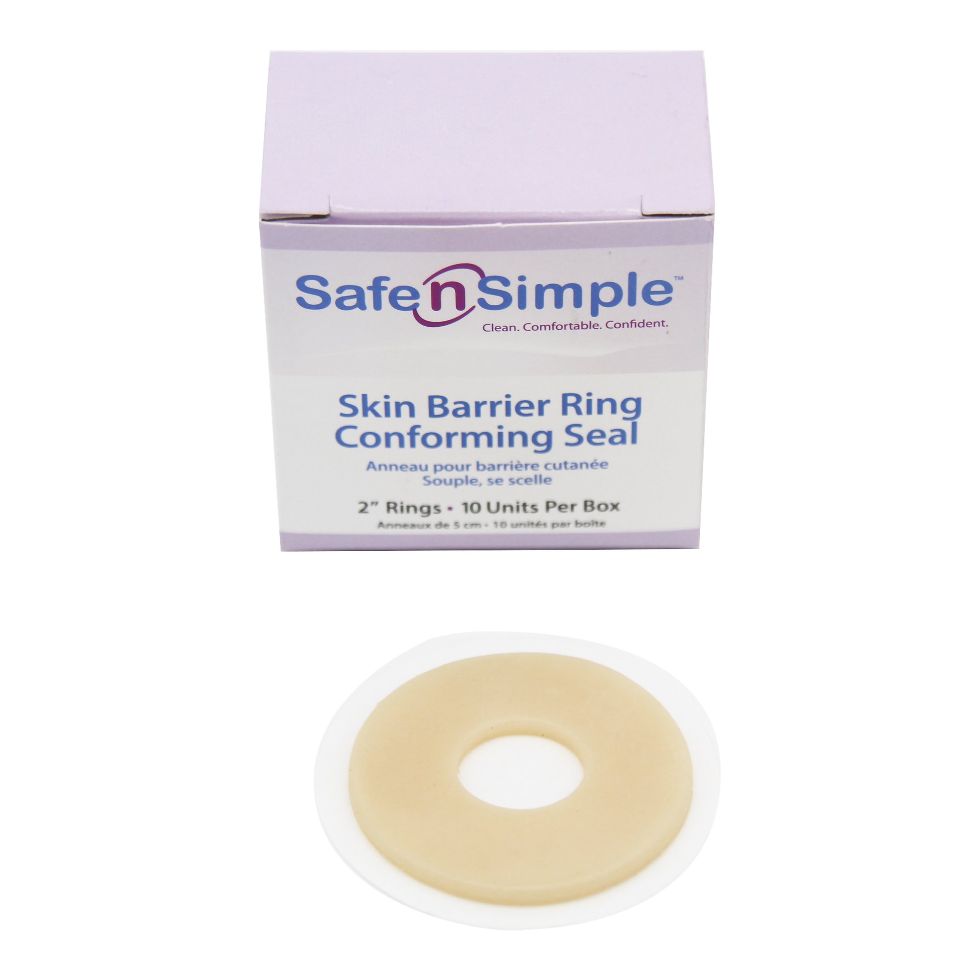 Safe N Simple SNS684U2 - Safe n Simple™ Adhesive Barrier Ring - 10/Box, 160/Case