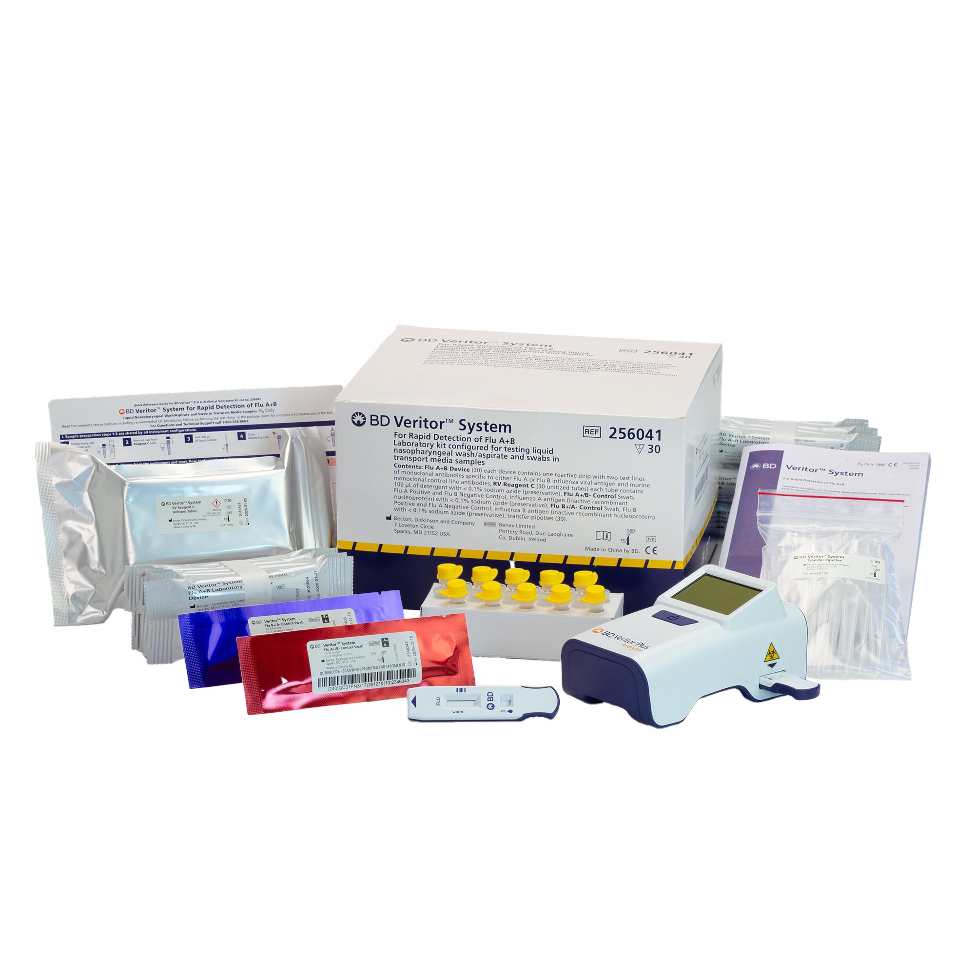 BD - 256041 BD Veritor™ System Influenza A + B Respiratory Test Kit