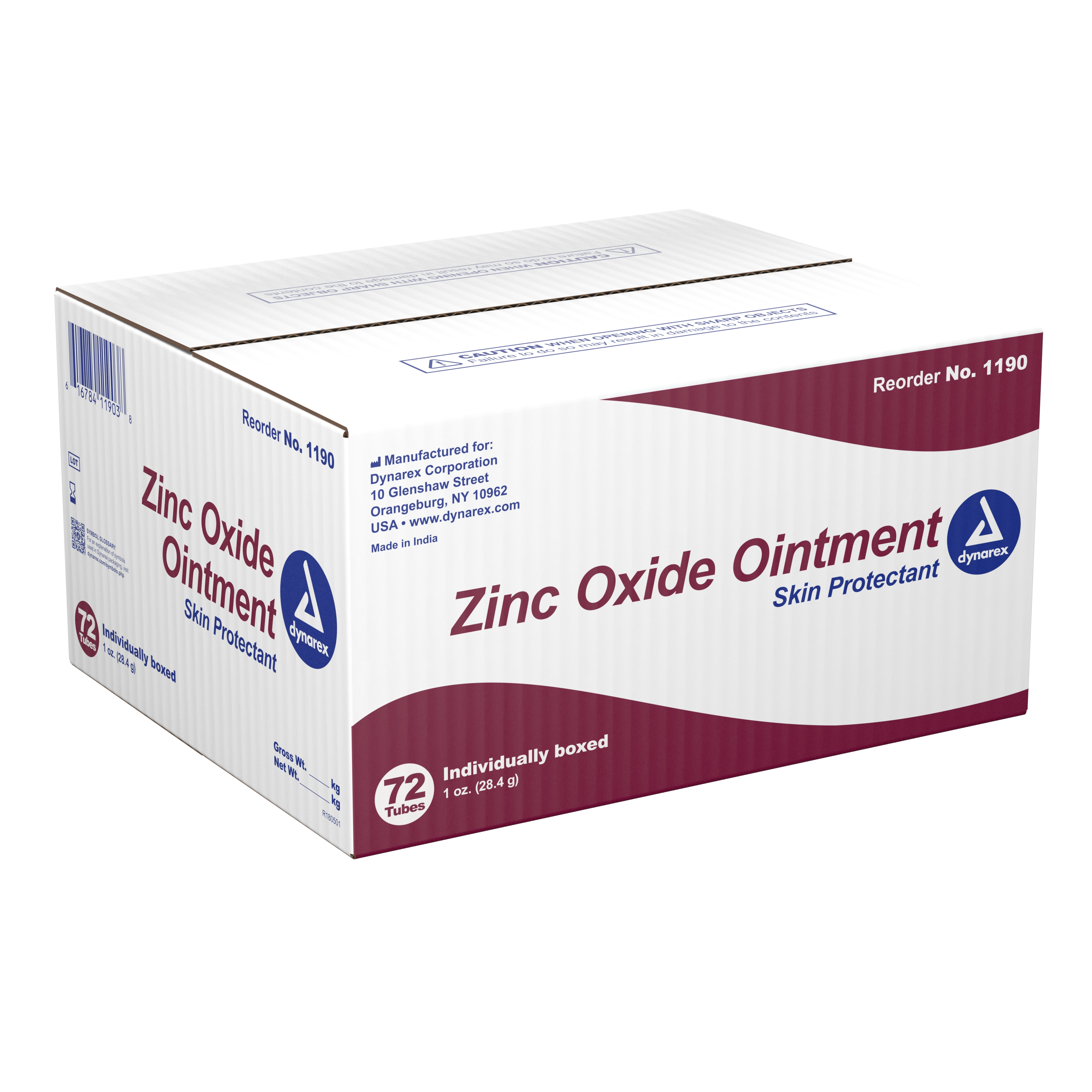 Dynarex - 1190 Dynarex Zinc Oxide Skin Protectant