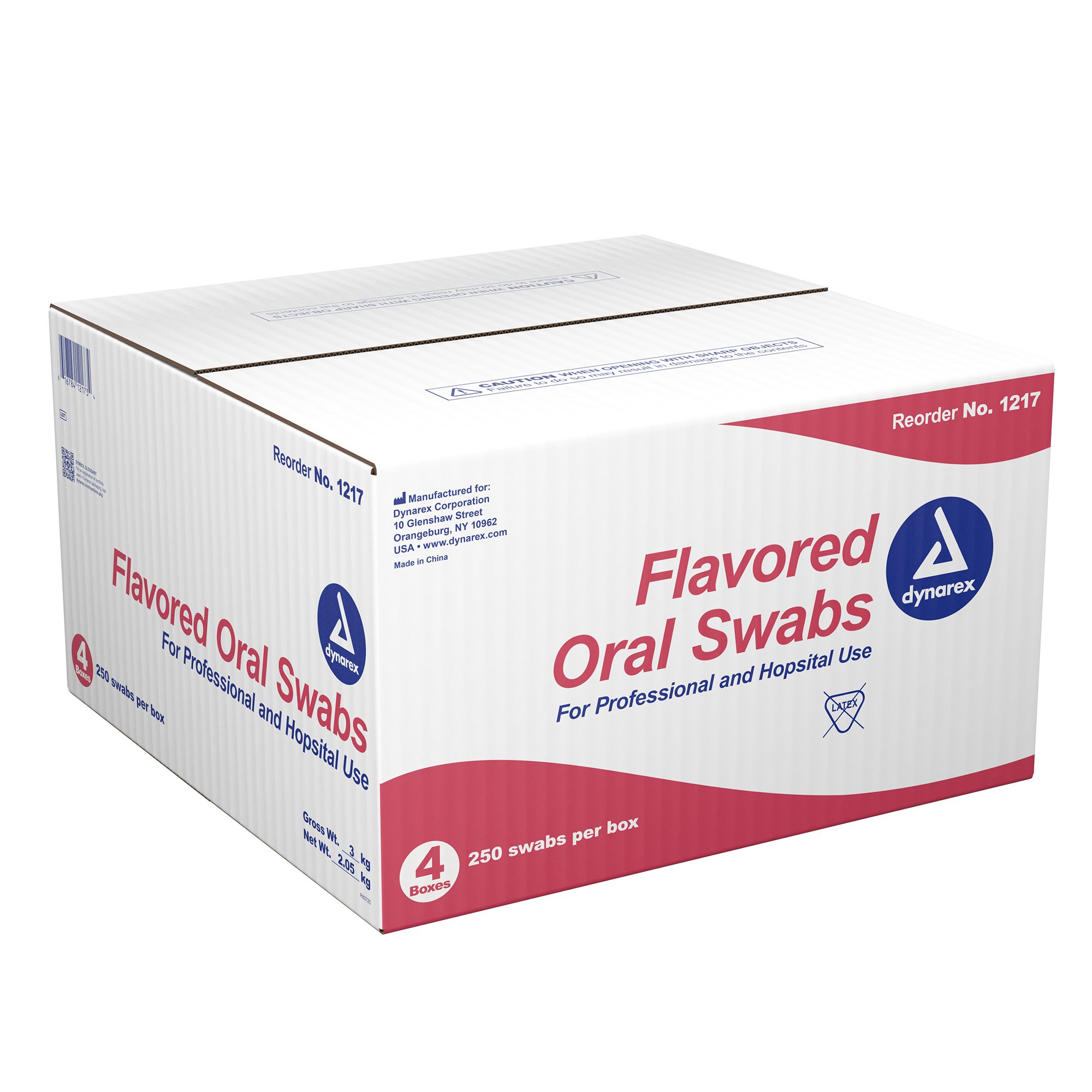 Dynarex - 1217 dynarex® Flavored Oral Swabsticks with Dentifrice