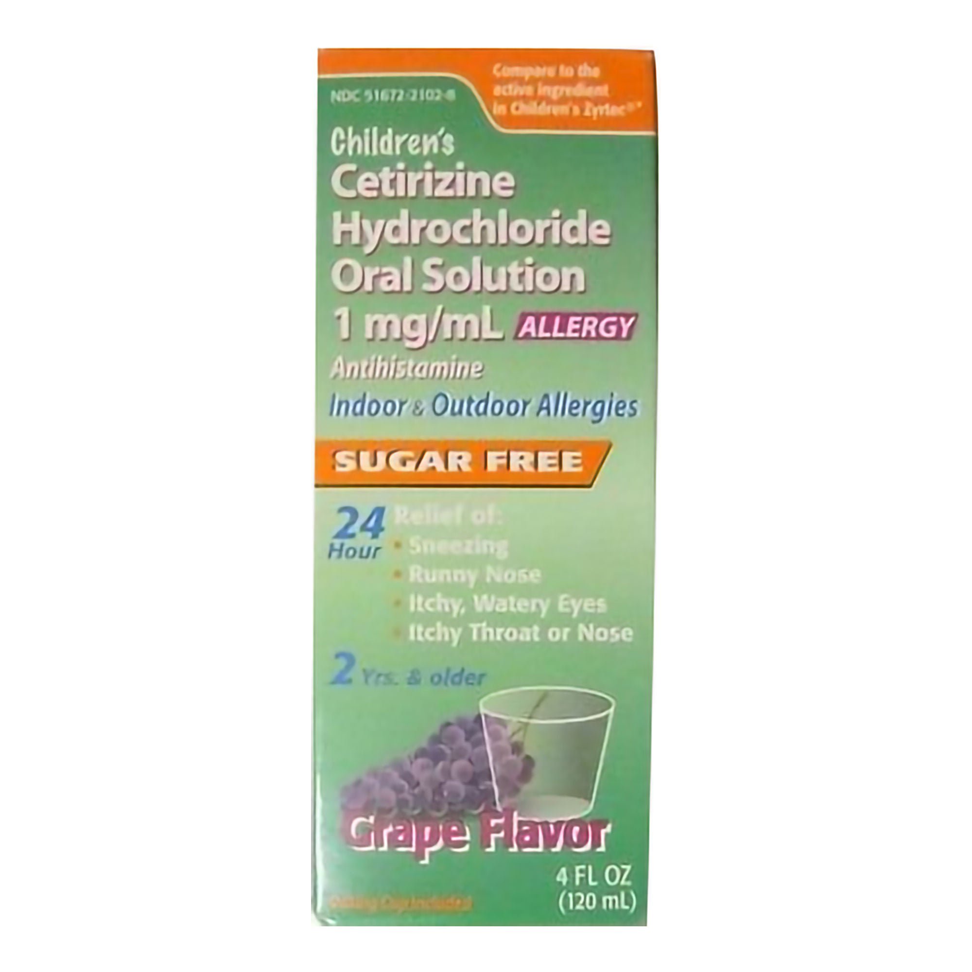 Taro - 51672210208 Taro Pharmaceutical Children's Cetirizine Oral Solution Antihistamine