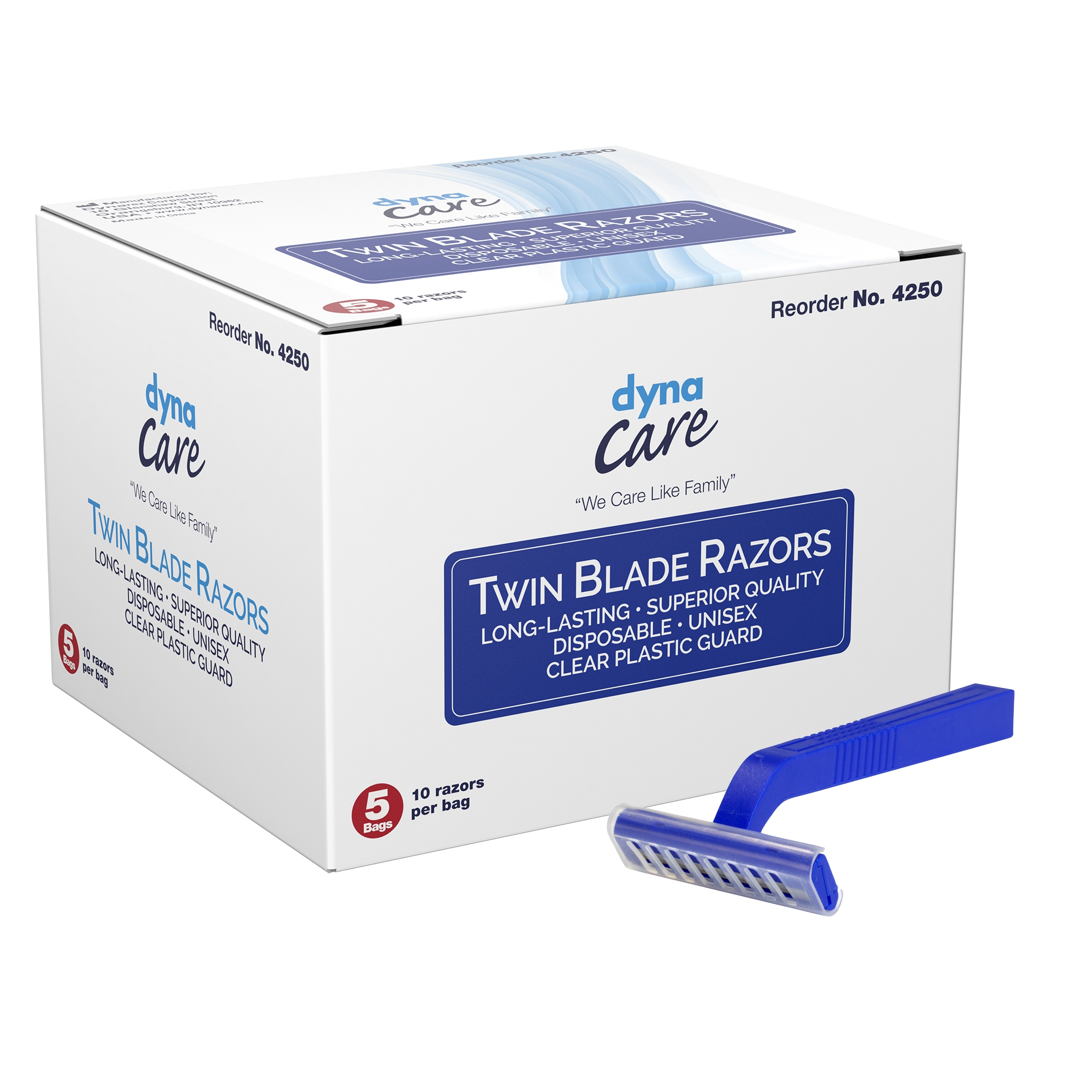 Dynarex - 4250 dynaCare® Twin Blade Disposable Razor