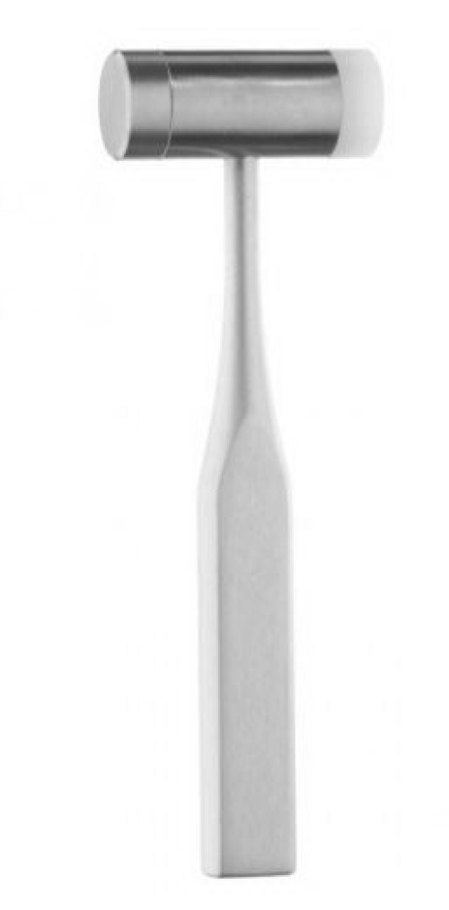 V. Mueller - OS1059010 Osteotome Mallet V. Mueller® OR Grade Stainless Steel / Nylon NonSterile 7-1/4 Inch Length
