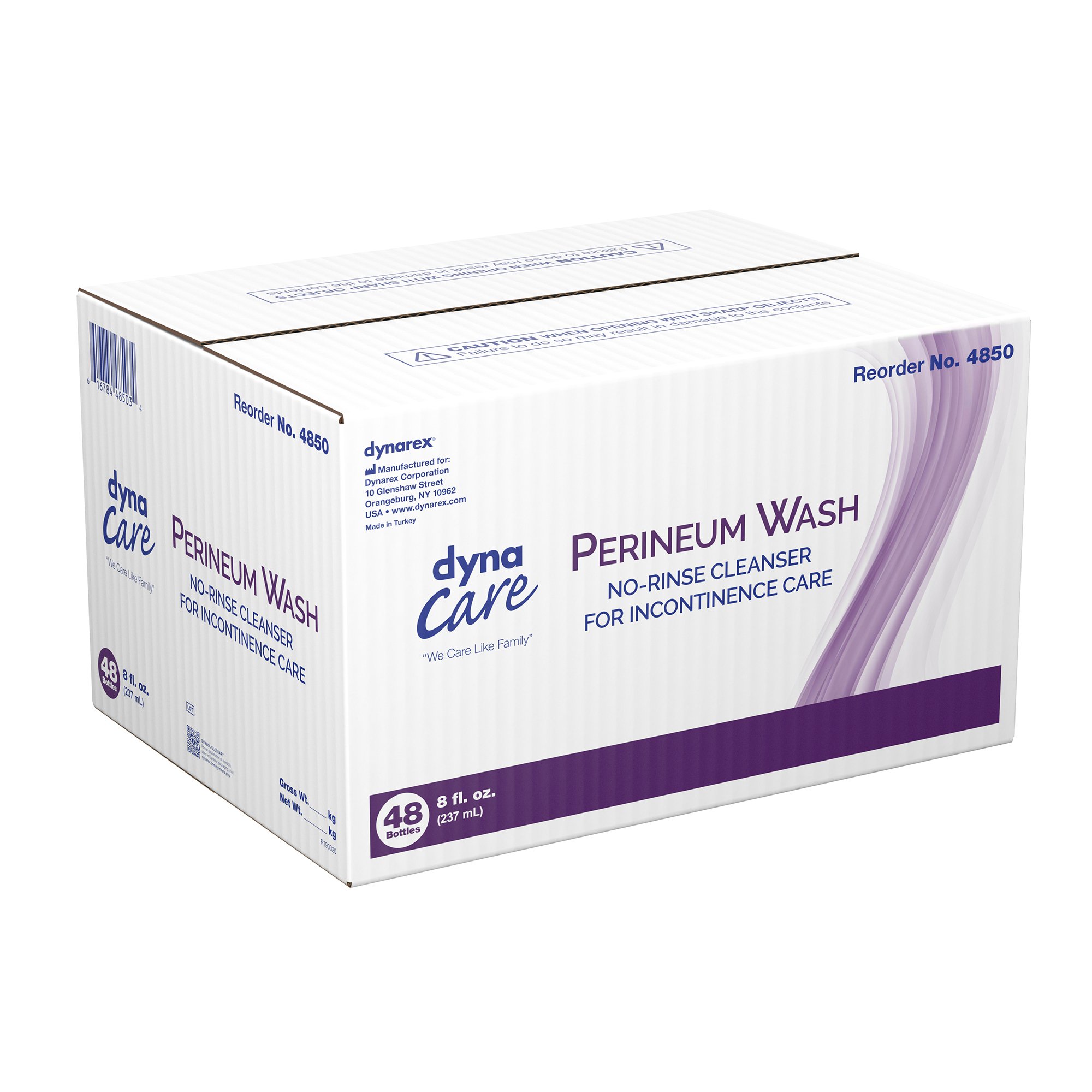 Dynarex 4850 - Dynarex® Perineum Wash, 8 oz. Bottle - 1/Each, 48/Case