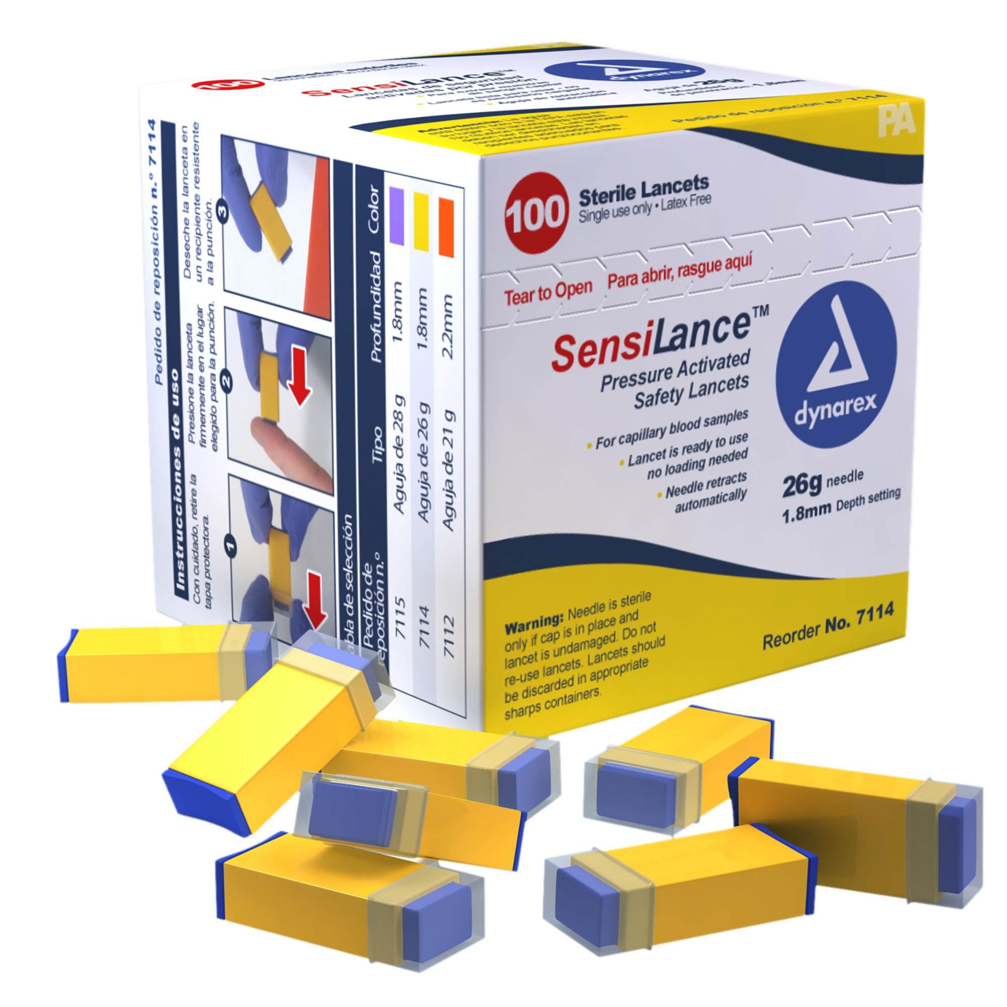 Dynarex - 7114 SensiLance™ Safety Lancet