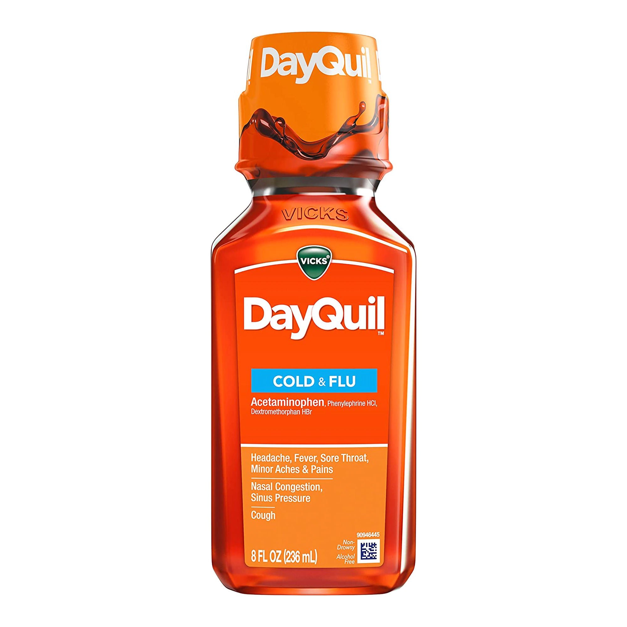 Procter & Gamble - 32390001435 Vicks DayQuil Cold & Flu Liquid